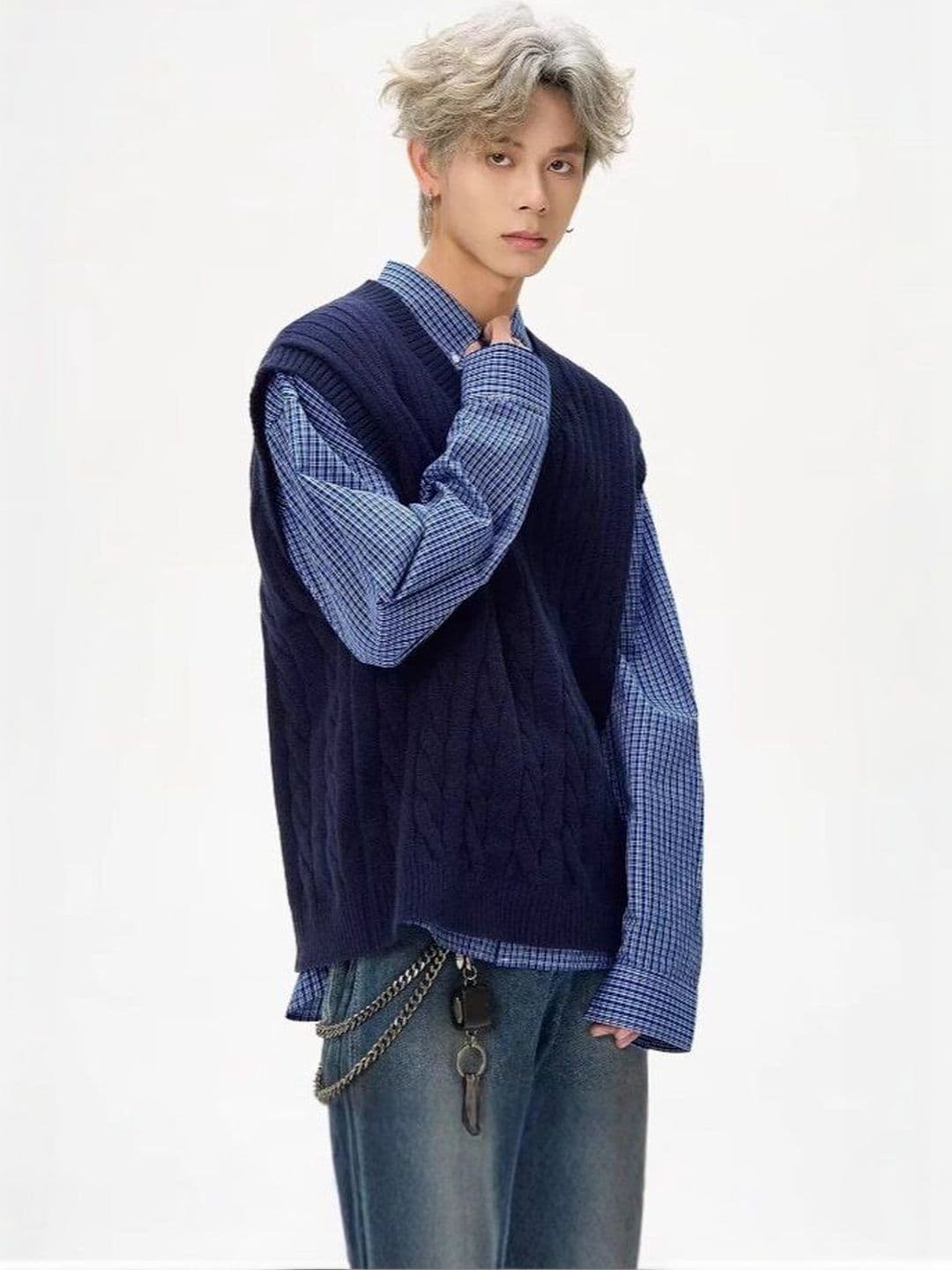 HERE&NOW Men Windowpane Checks Checked Casual Shirt thumbnail 2