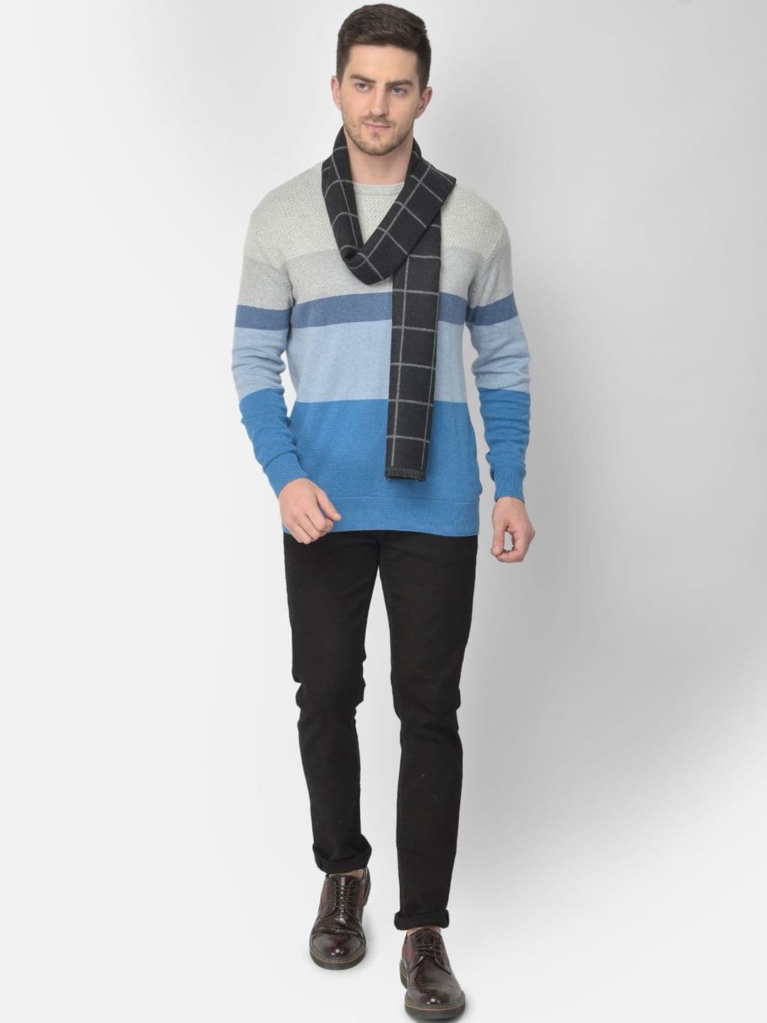 Cazzano Men Checked Scarf thumbnail 4