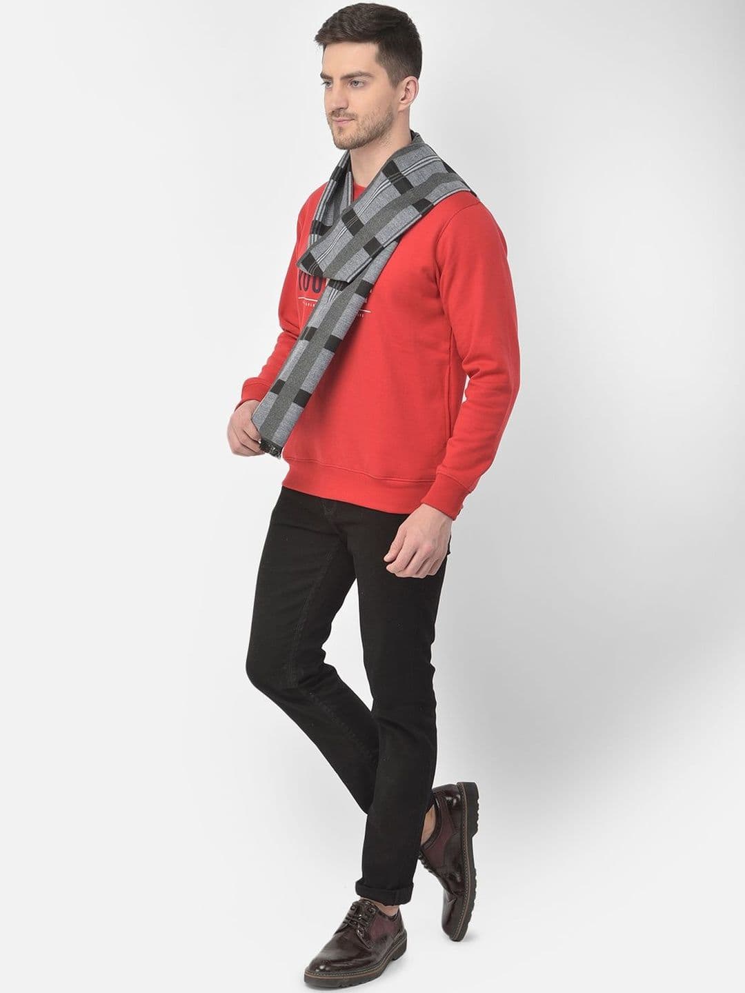 Cazzano Men Checked Scarf thumbnail 2