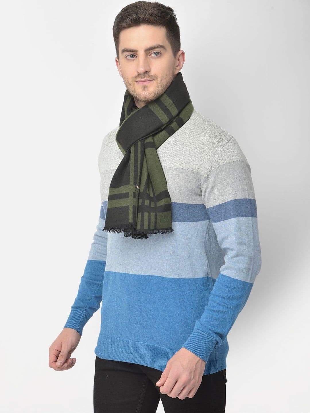 Cazzano Men Checked Scarf thumbnail 3