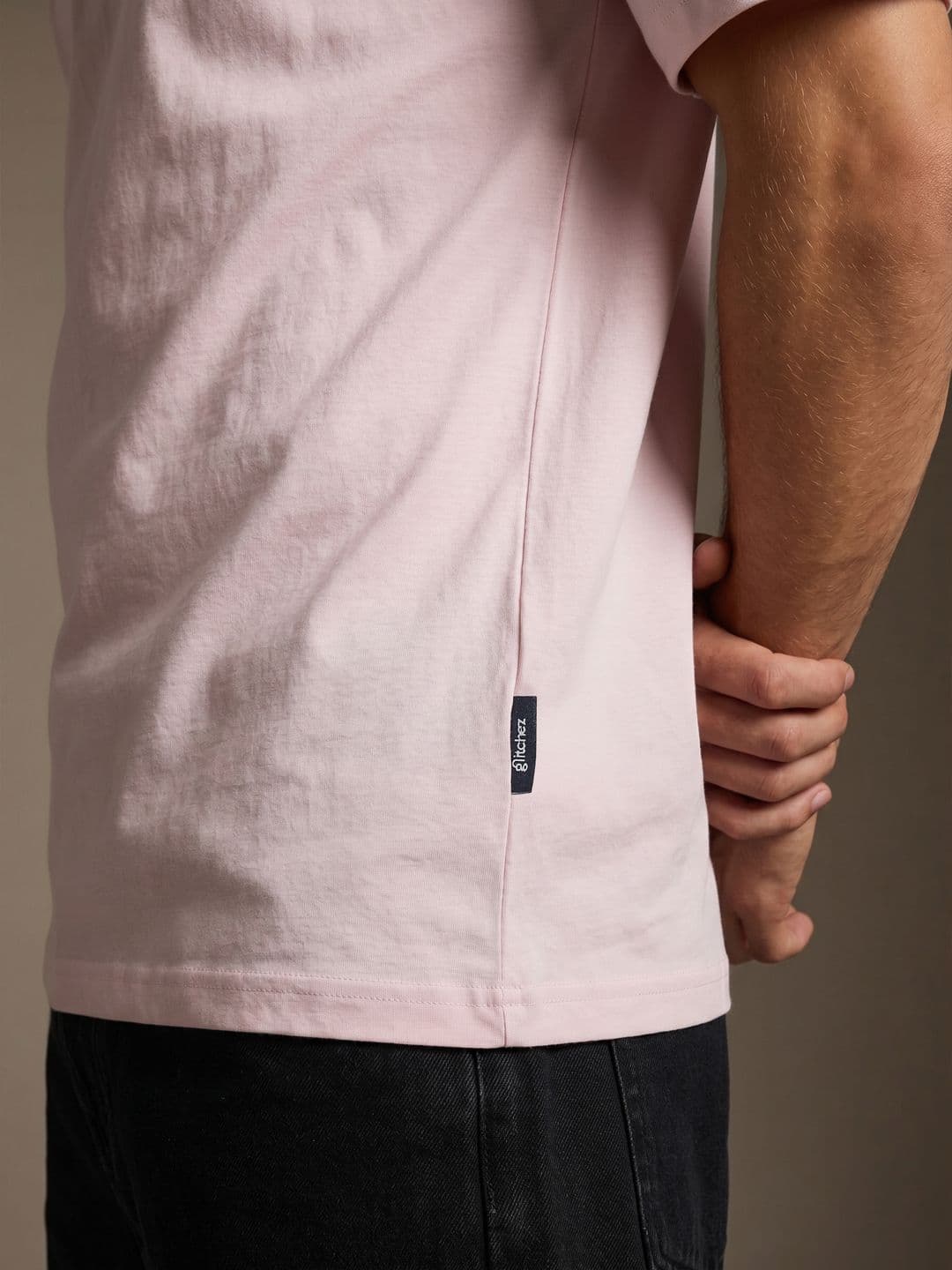 glitchez Graphic Puff Printed Drop-Shoulder Sleeves Pure Cotton Relaxed Fit T-shirt thumbnail 4