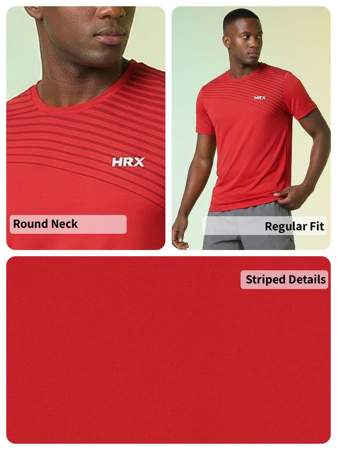 HRX by Hrithik Roshan Rapid-Dry Training T-shirt thumbnail 7
