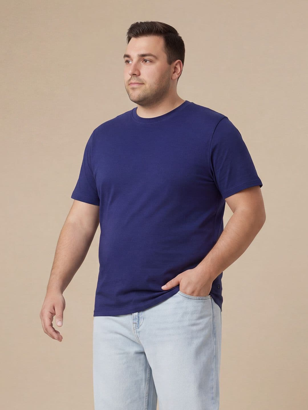 Sztori Plus Size Spider Man Printed Cotton T-shirt thumbnail 6