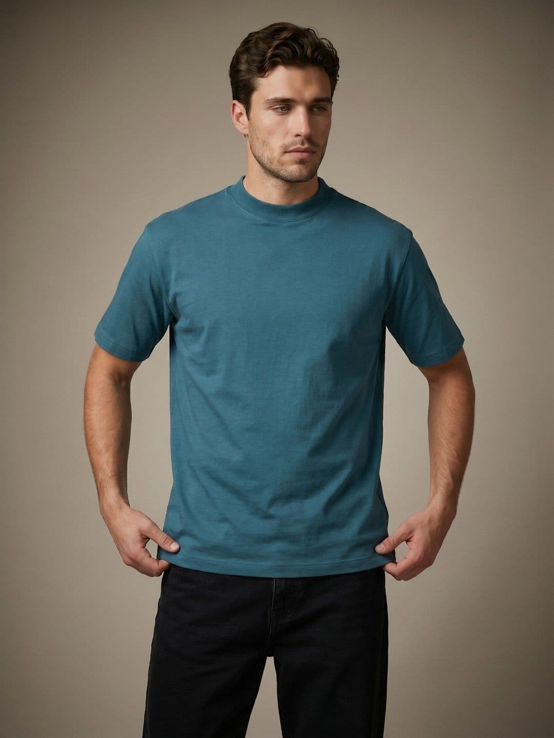 glitchez Typography Printed Relaxed Fit T-shirt thumbnail 2