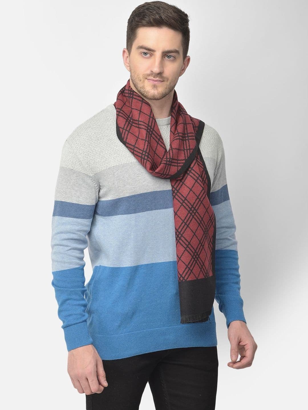 Cazzano Men Checked Scarf thumbnail 6