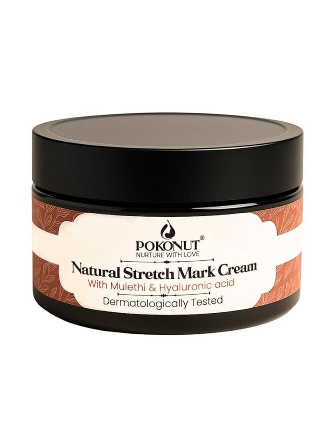 Pokonut Natural Stretch Mark Cream With Mulethi & Hyaluronic Acid - 50 g - view 1