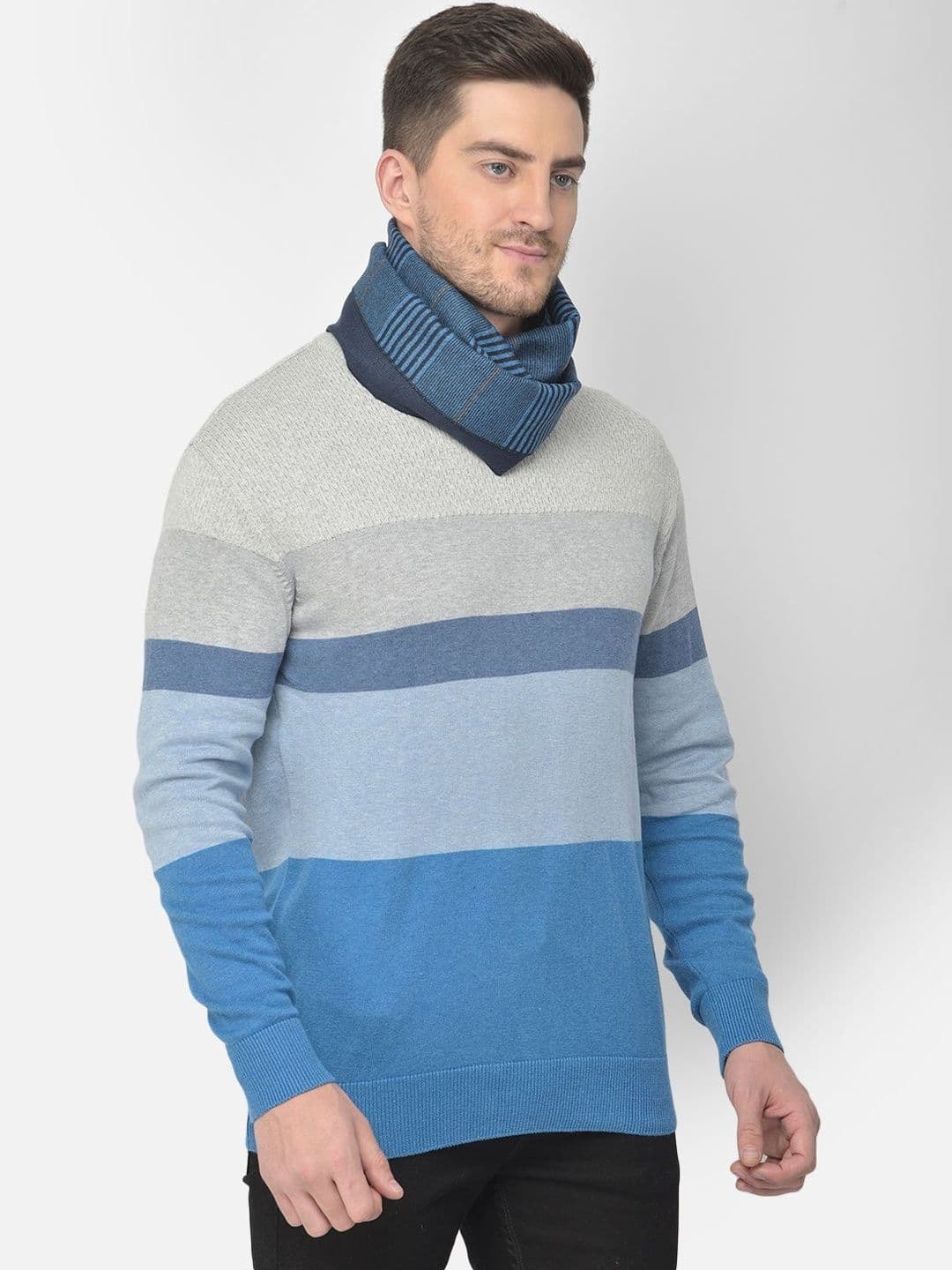 Cazzano Men Striped Scarf thumbnail 3