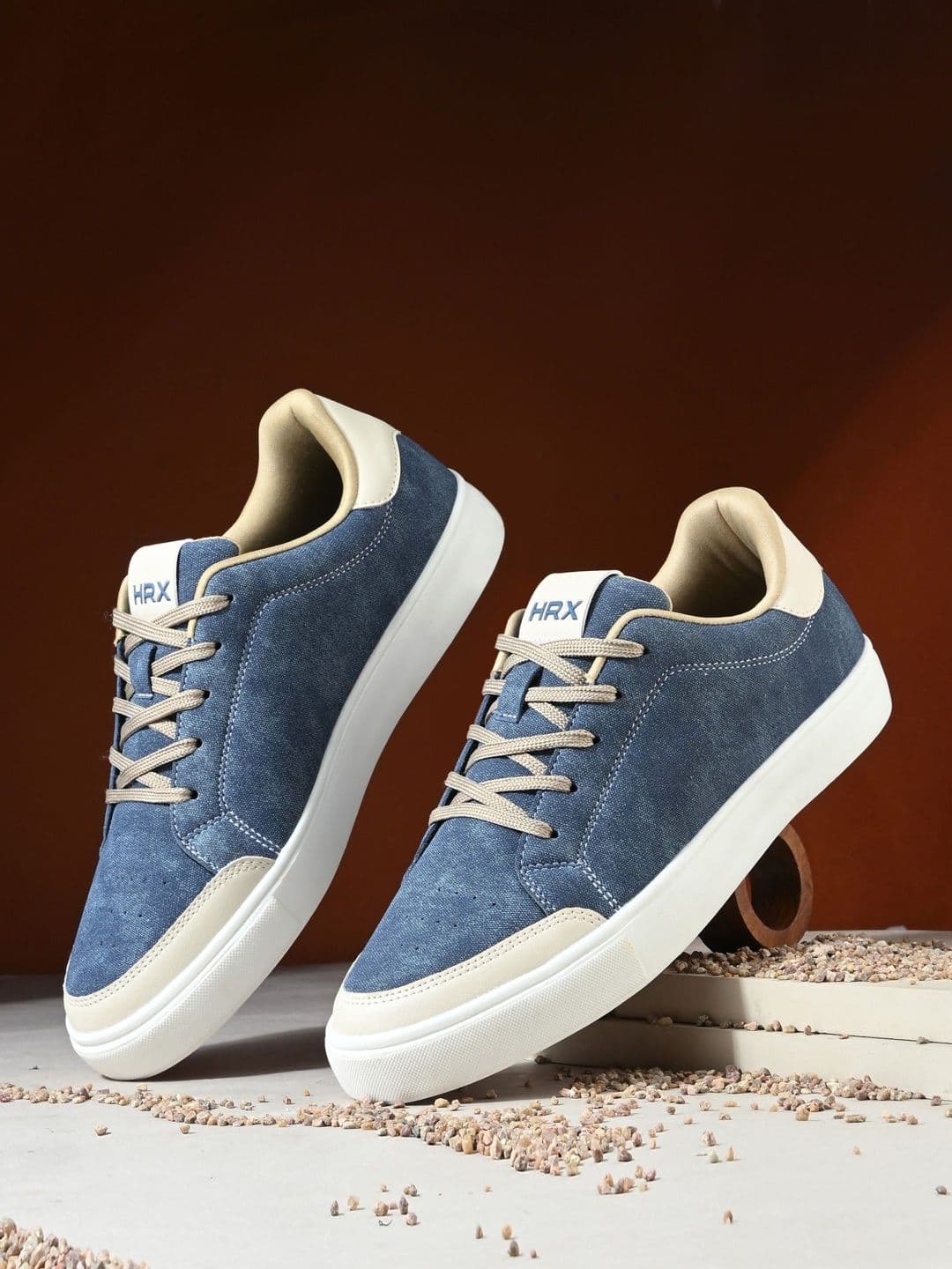HRX by Hrithik Roshan Men Round Toe Memory Foam Sneakers thumbnail 2