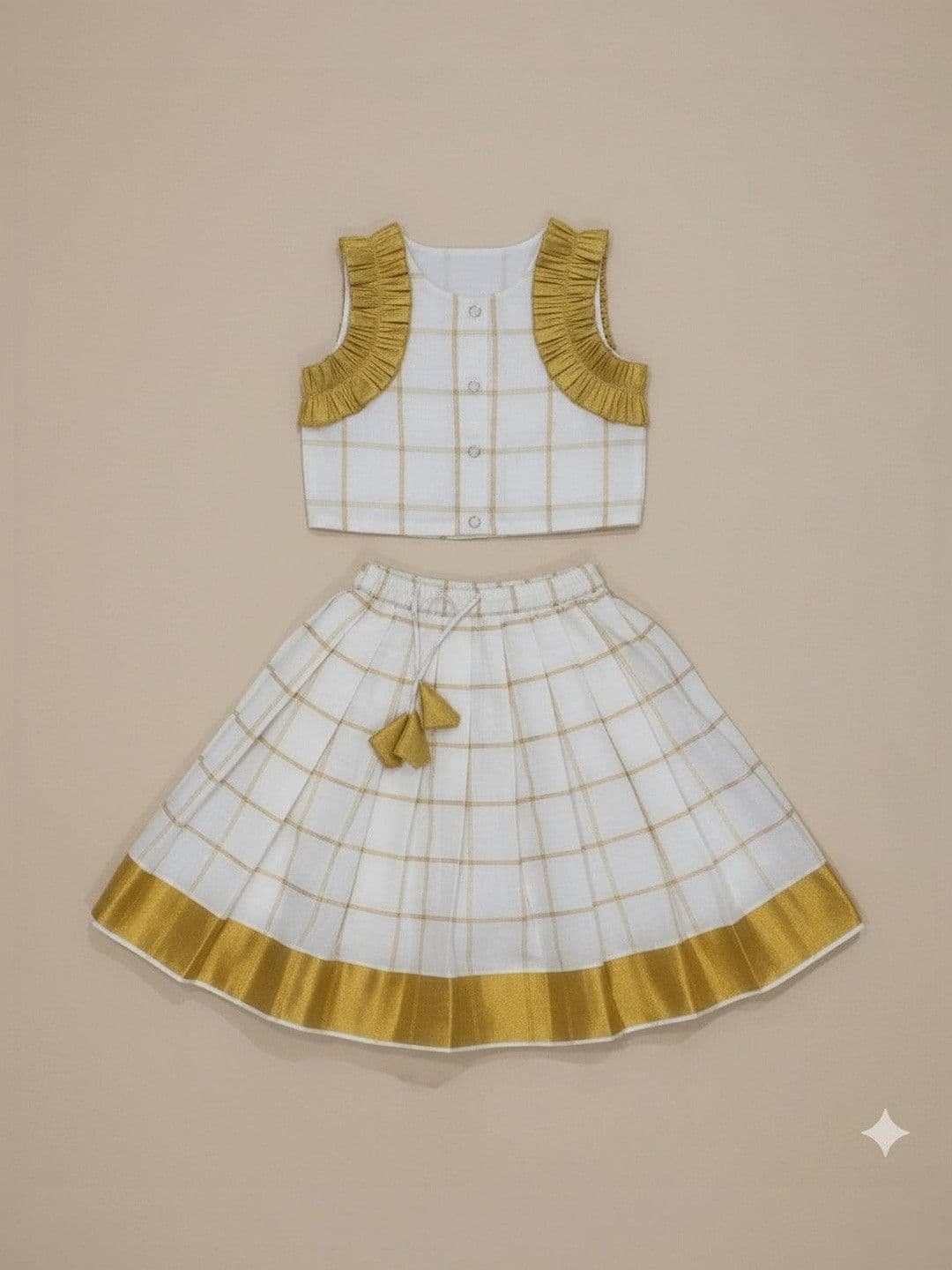 BownBee Girls Ready to Wear Lehenga & thumbnail 2