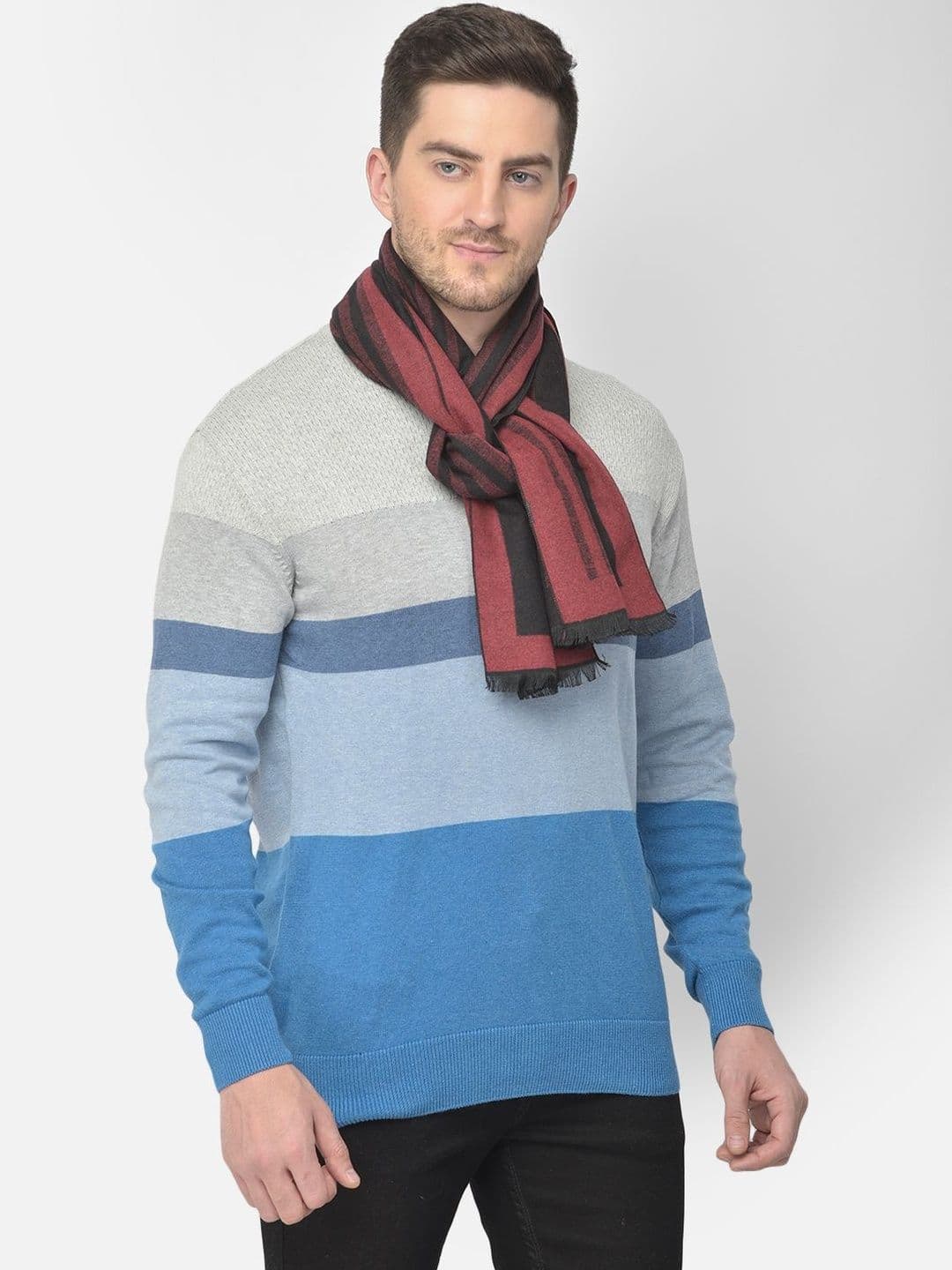Cazzano Men Striped Scarf thumbnail 5