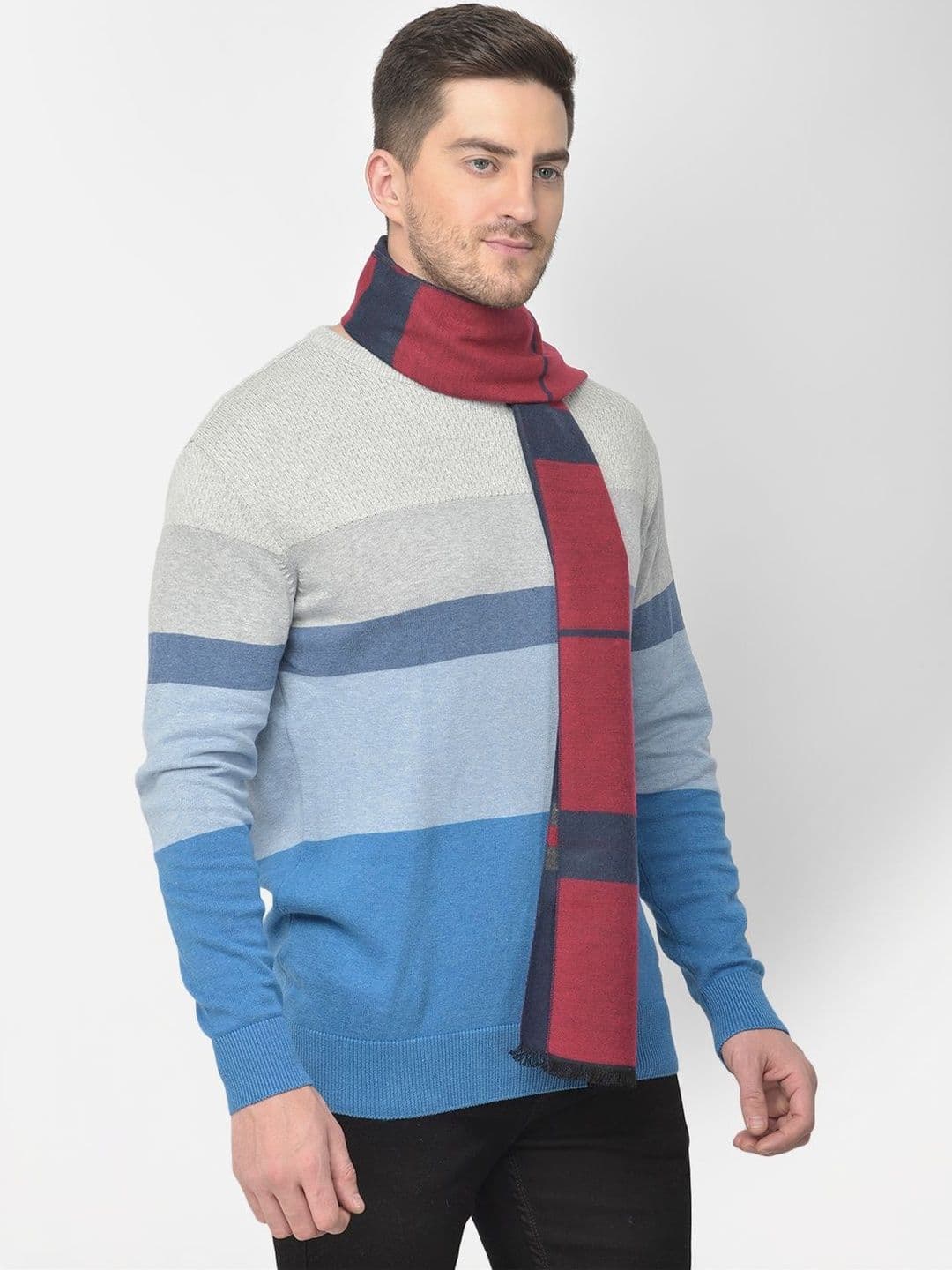 Cazzano Men Checked Scarf thumbnail 6