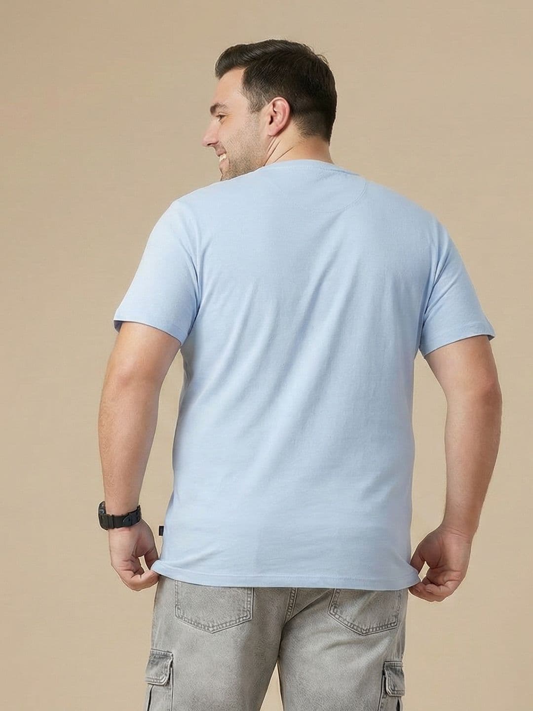Sztori Plus Size Pure Cotton T-shirt thumbnail 3
