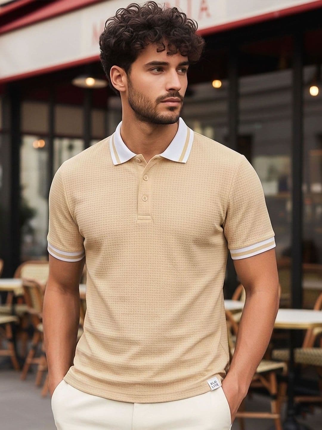 AUSK Men Polo Collar T-shirt - view 1
