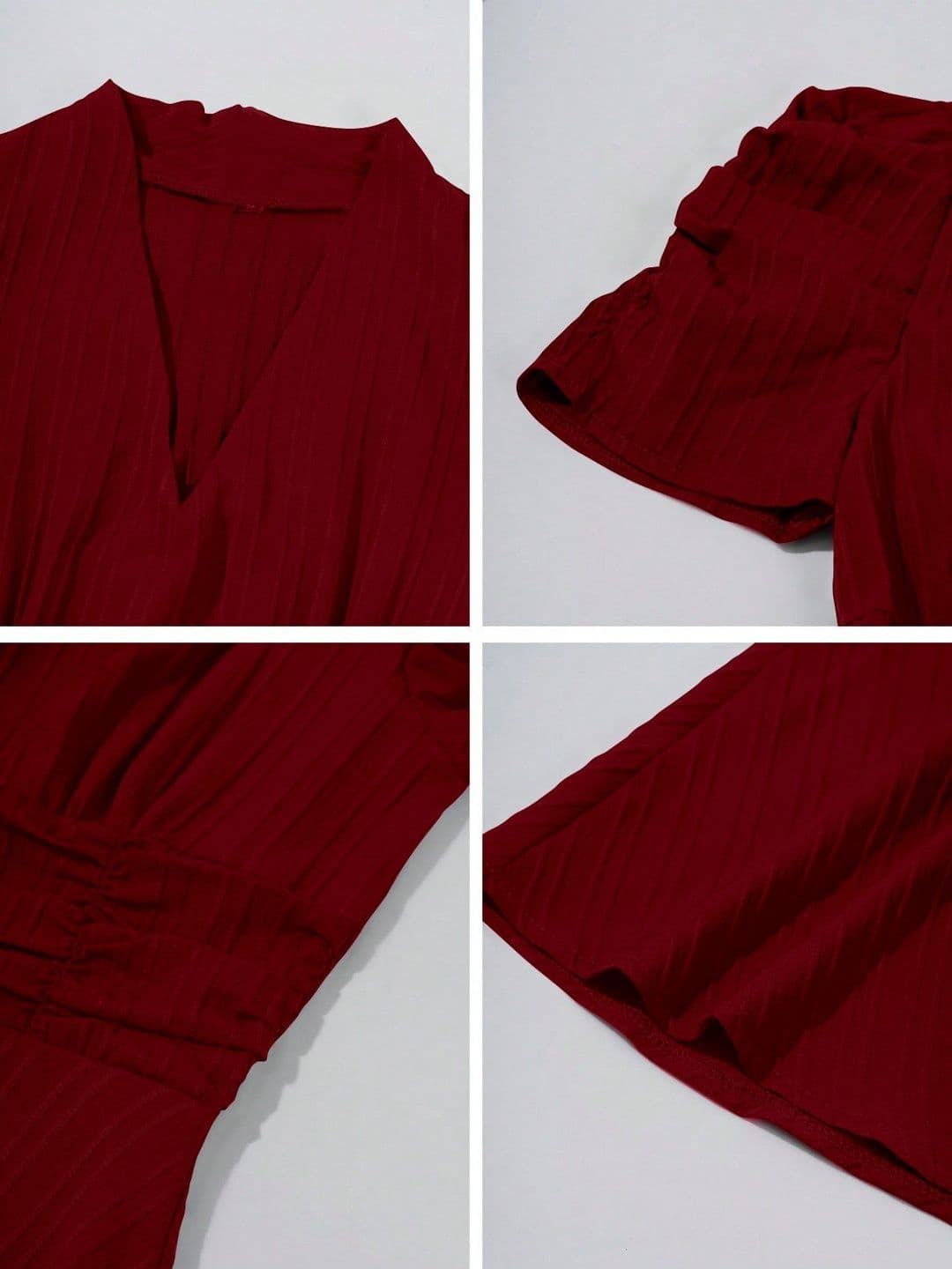 Sugathari Puff Sleeve Fit & Flare Midi Dress thumbnail 6