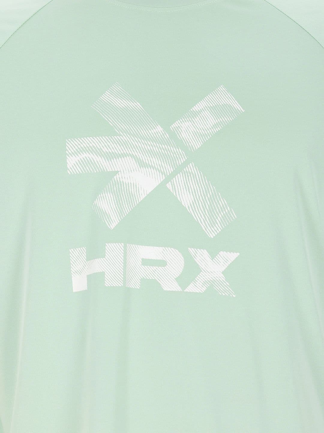 HRX by Hrithik Roshan Brand Logo Printed Rapid-Dry Training T-shirt thumbnail 3