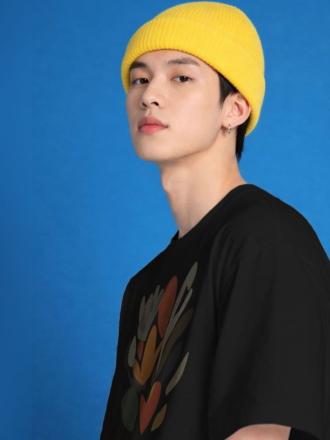 The Roadster Lifestyle Co. Graphic Printed Organic Cotton Round Neck Oversized T-shirt thumbnail 5