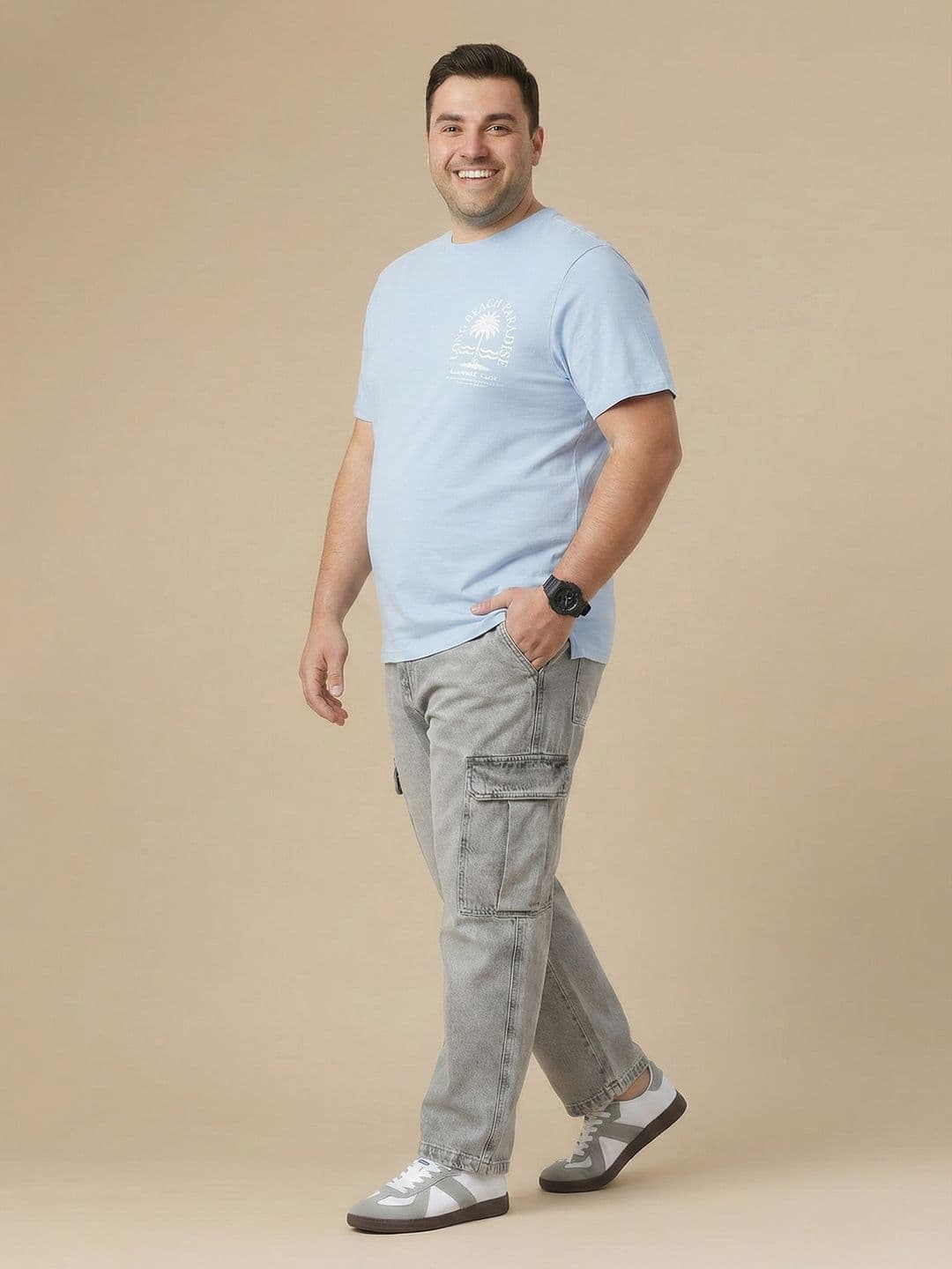 Sztori Plus Size Pure Cotton T-shirt thumbnail 6