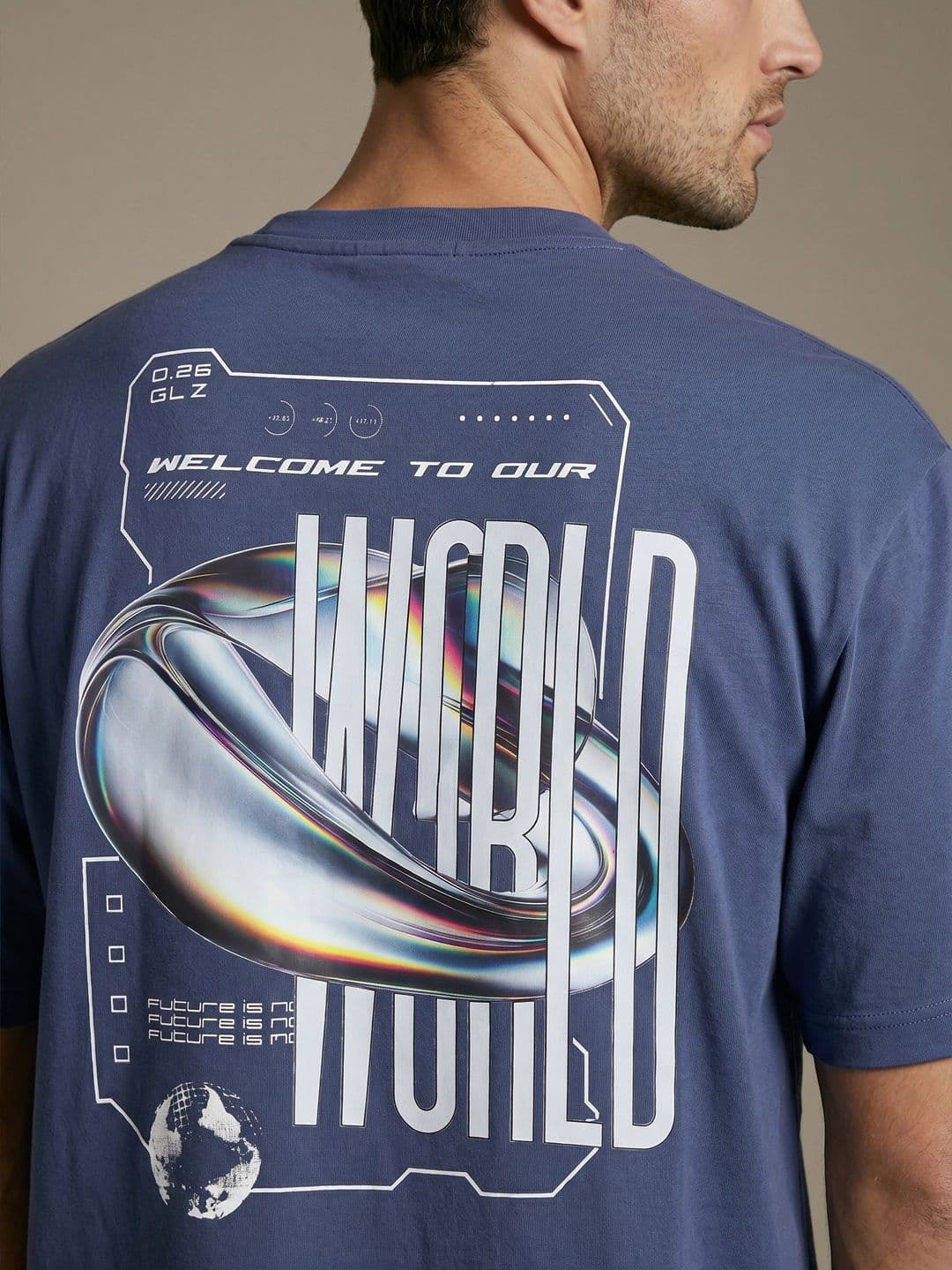 Glitchez Graphic Oversized Fit T-shirt thumbnail 5