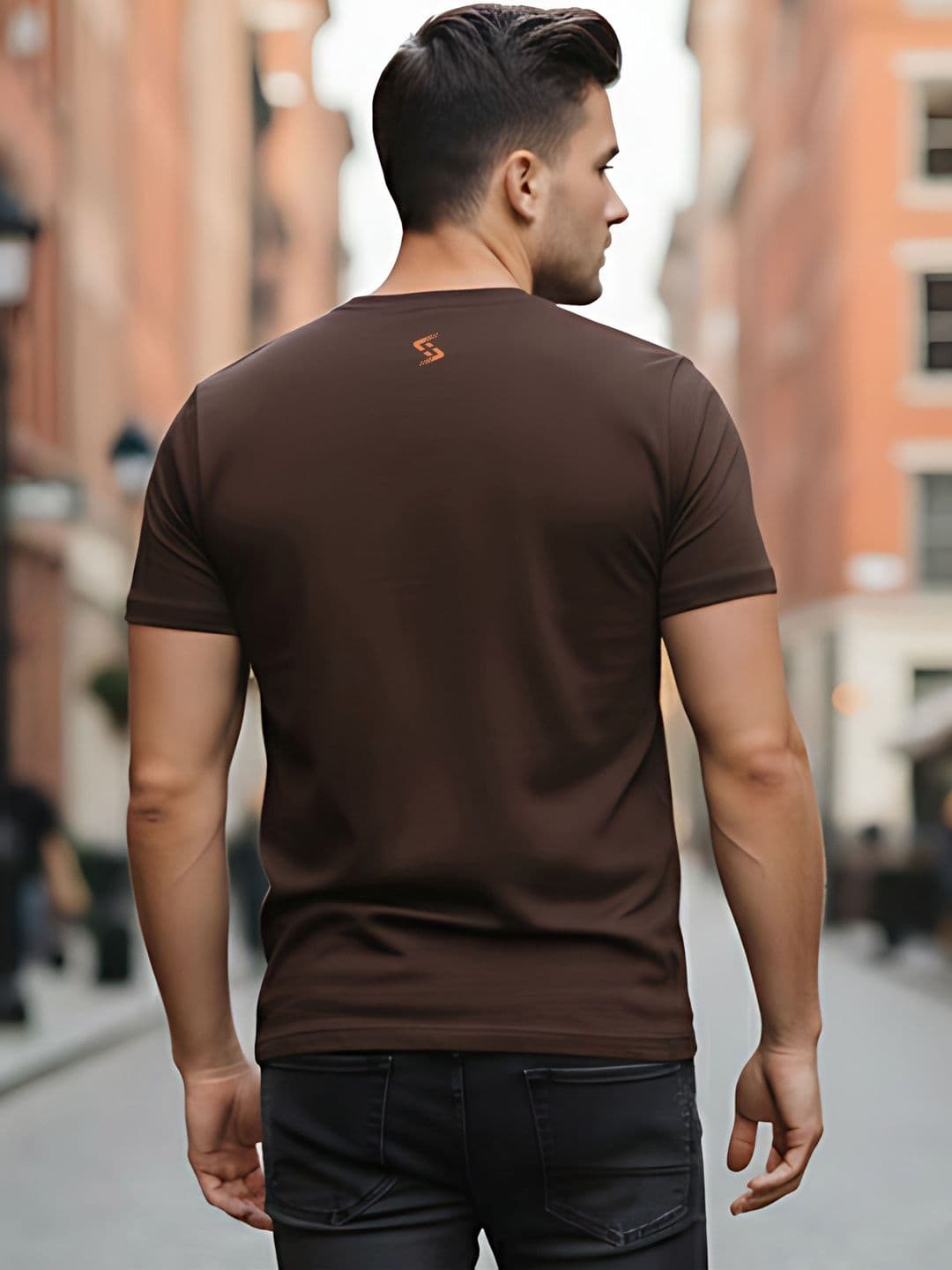 SYMBLANCE Men Typography Printed T-shirt thumbnail 5