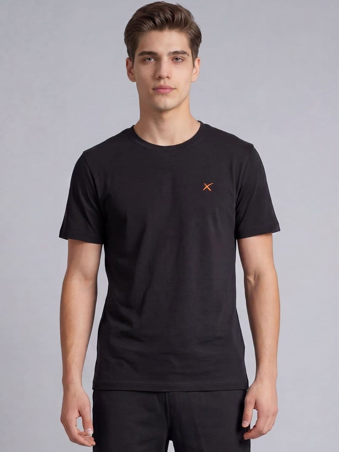 HRX by Hrithik Roshan Brand Logo Printed Round Neck T-shirt thumbnail 2