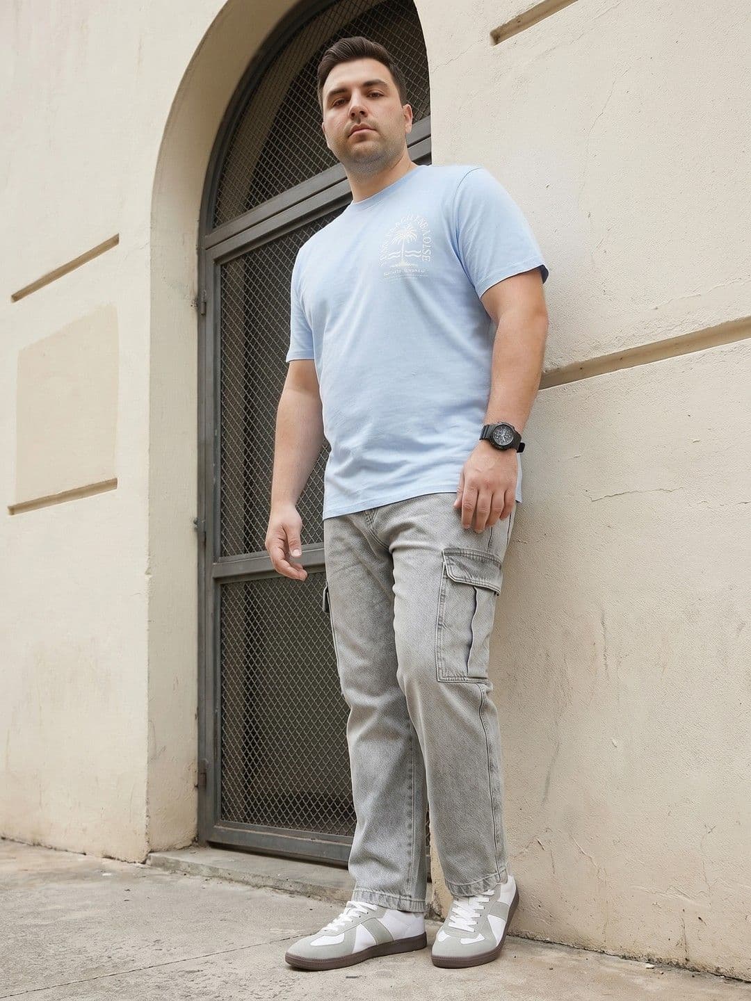Sztori Plus Size Pure Cotton T-shirt - view 1