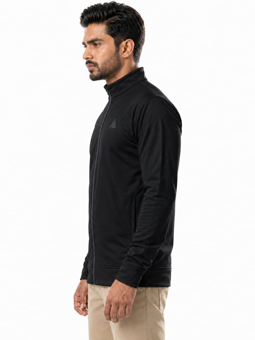 CARABA Men Brand Logo Lightweight Training or Gym Sporty Jacket thumbnail 3