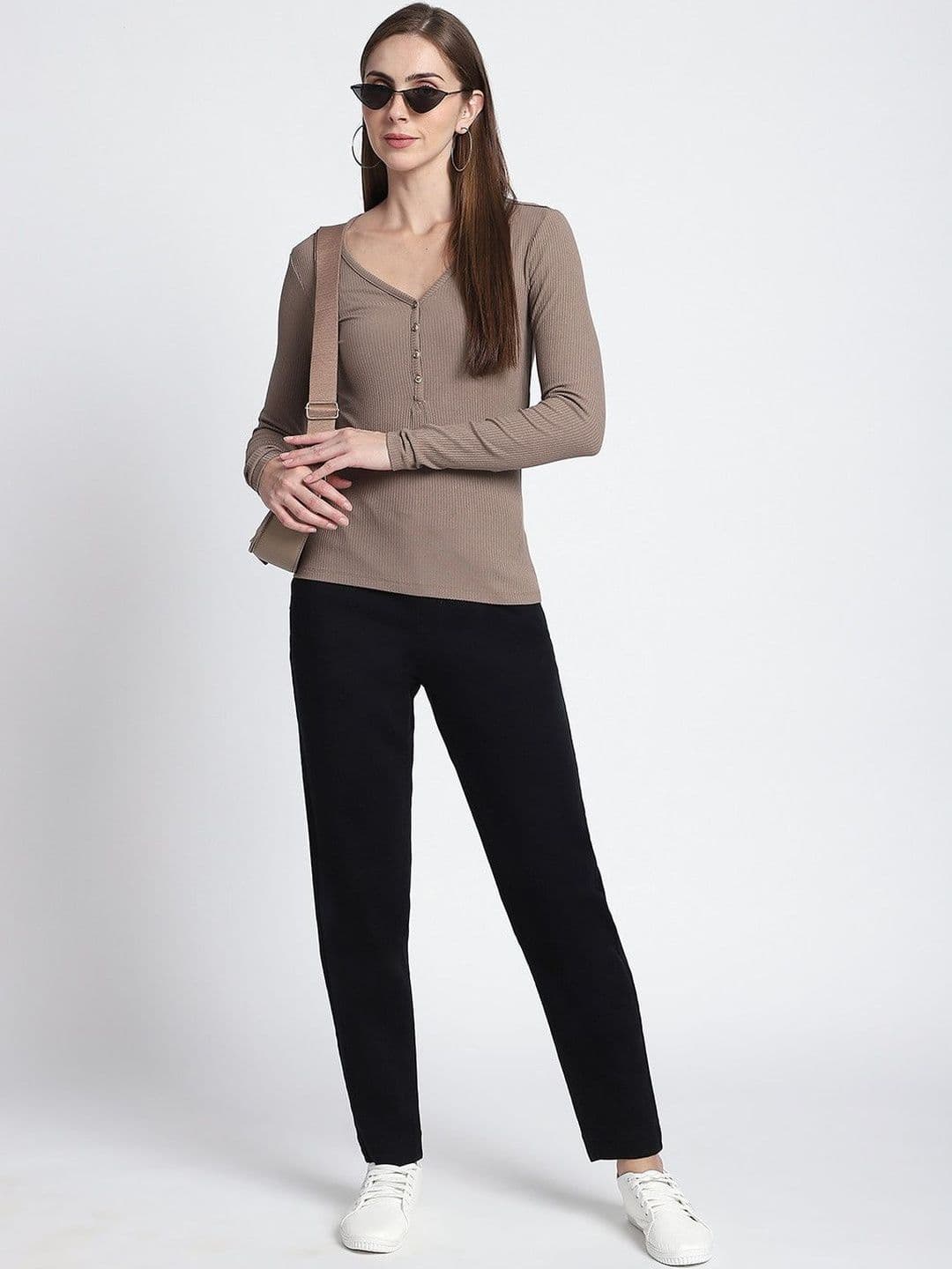 R&B Women Slim Fit High-Rise Trousers thumbnail 6