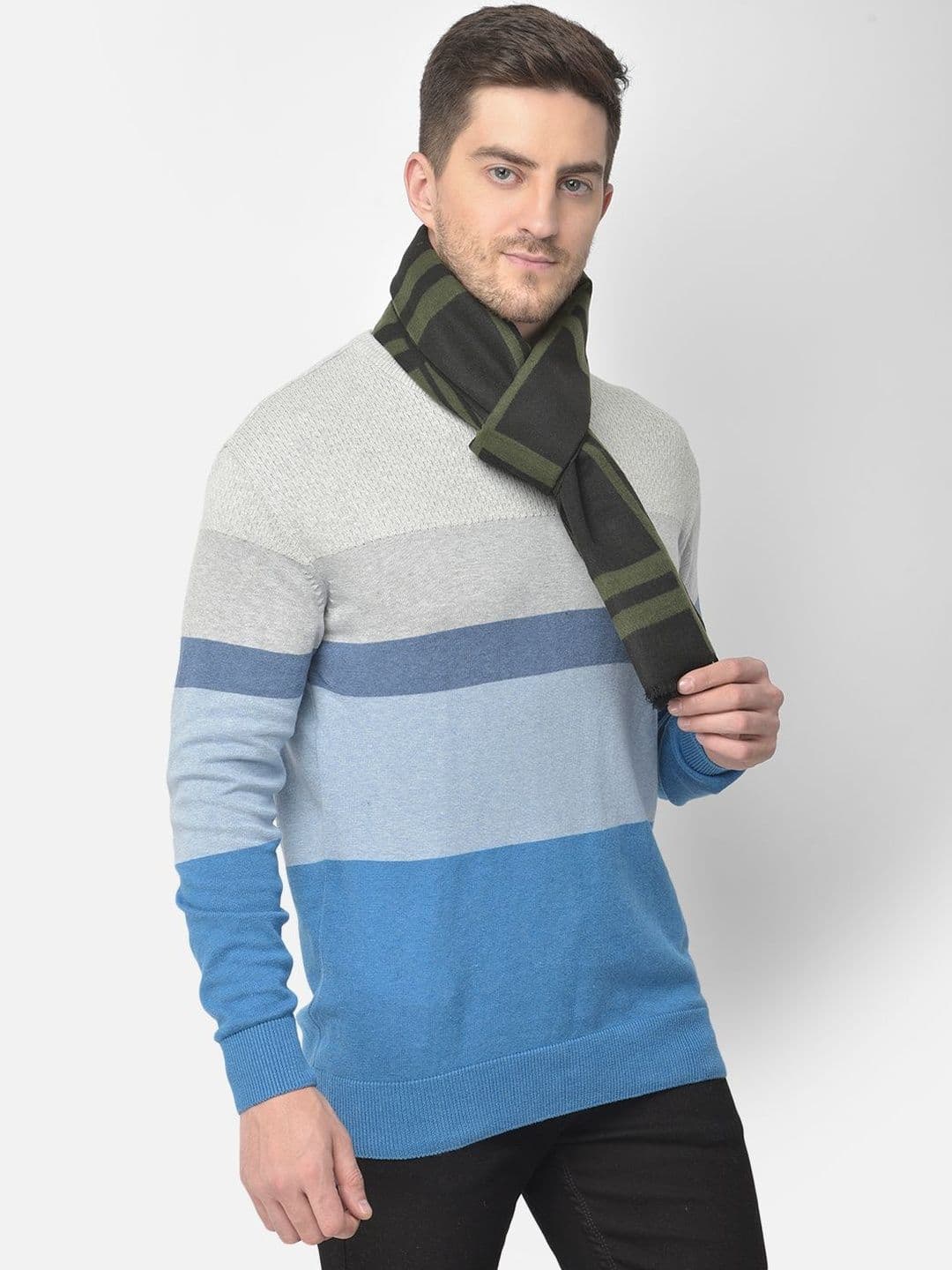 Cazzano Men Checked Scarf thumbnail 6