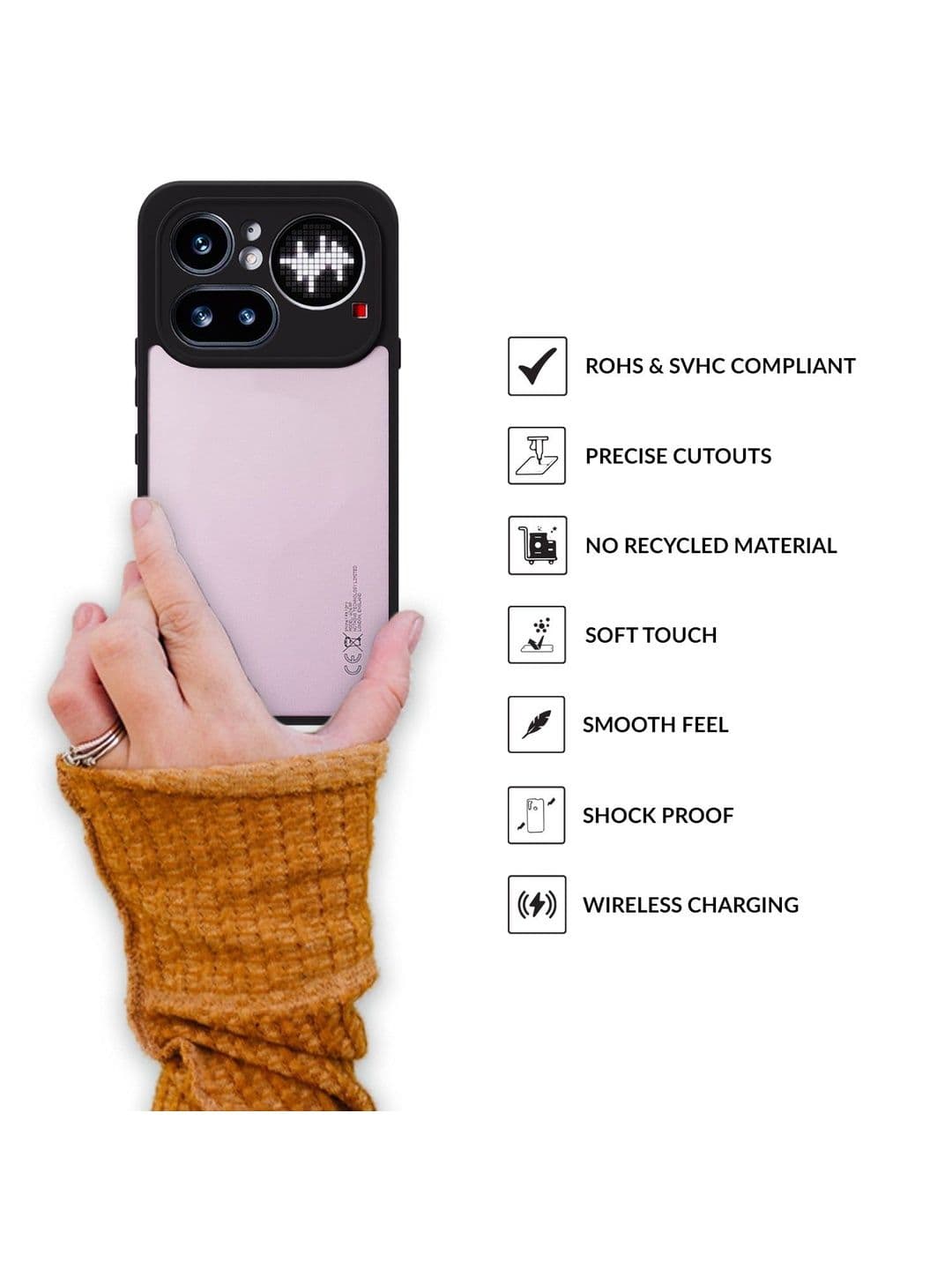 SPRIG Nothing Phone 4A Pro Matte Transparent Back Cover thumbnail 7