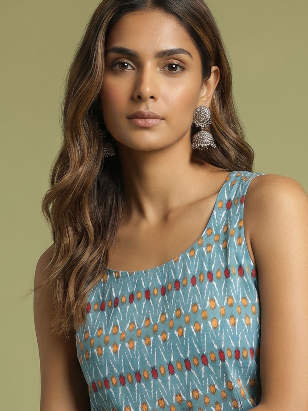 Anouk Abstract Printed Pure Cotton Straight Kurti thumbnail 6
