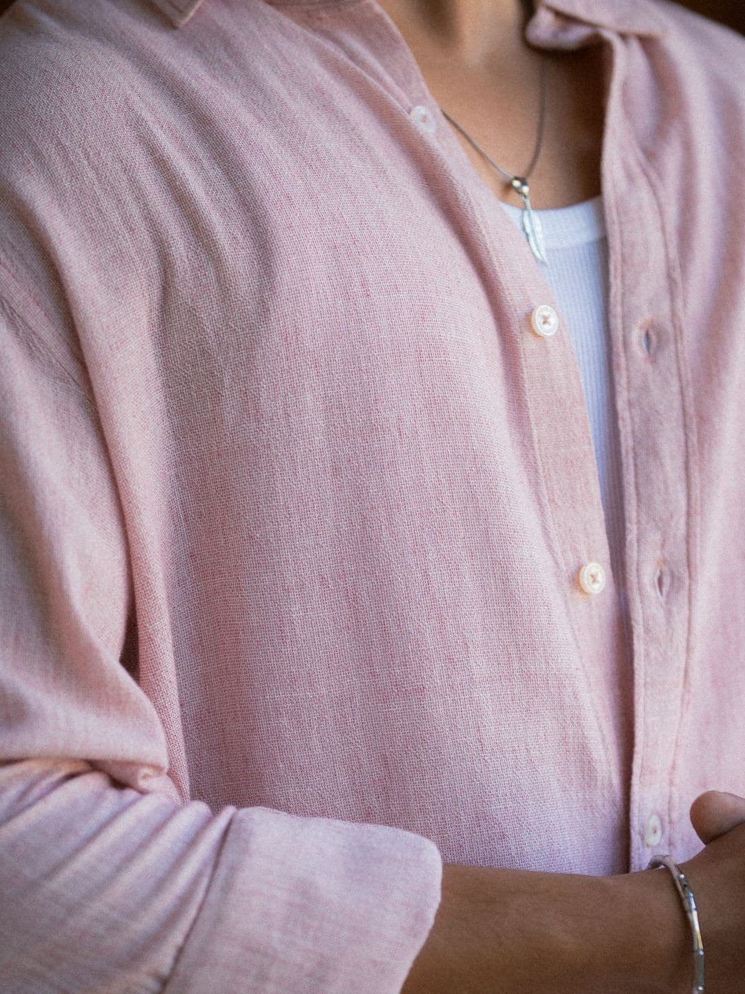 Powerlook Striped Spread Collar  Casual Shirt thumbnail 5