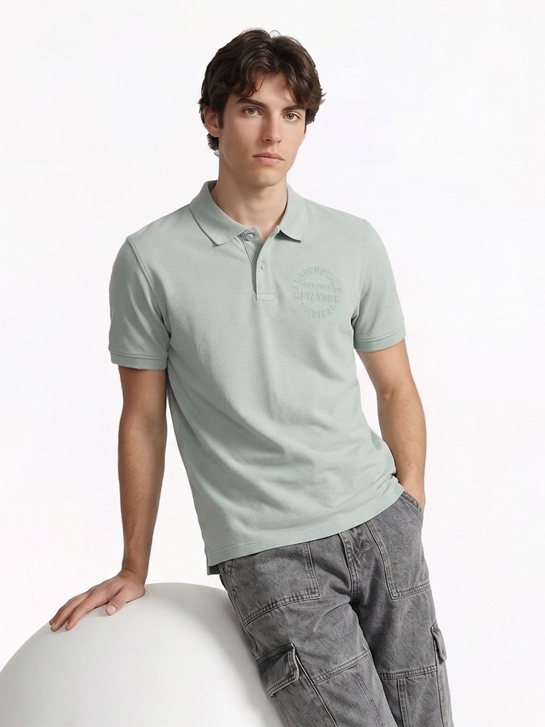 Aeropostale Areopostale Polo Collar Pure Cotton T-shirt - view 1