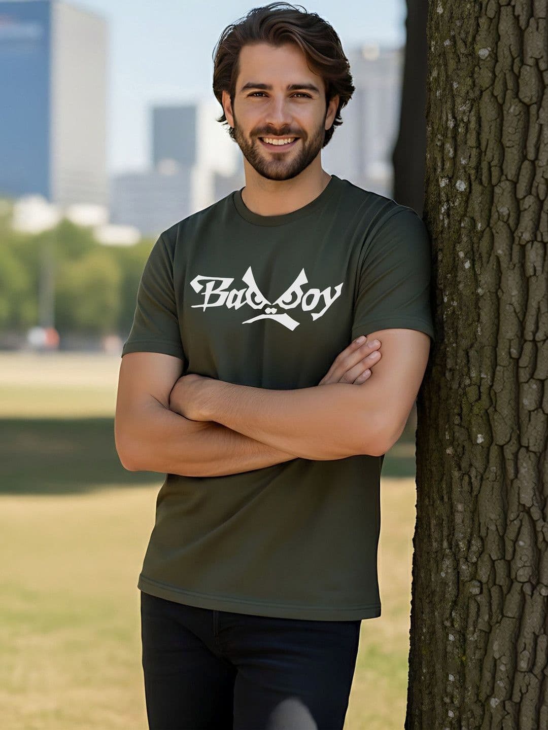 SYMBLANCE Men Printed T-shirt thumbnail 2