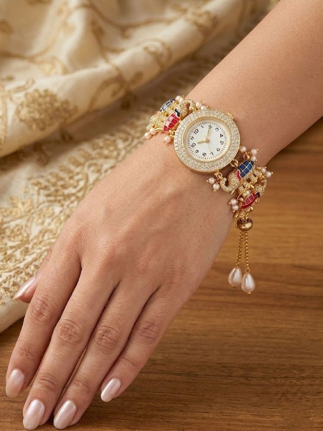 SZN Women Dial & Bracelet Style Straps Analogue Watch haathi watchW1 thumbnail 4