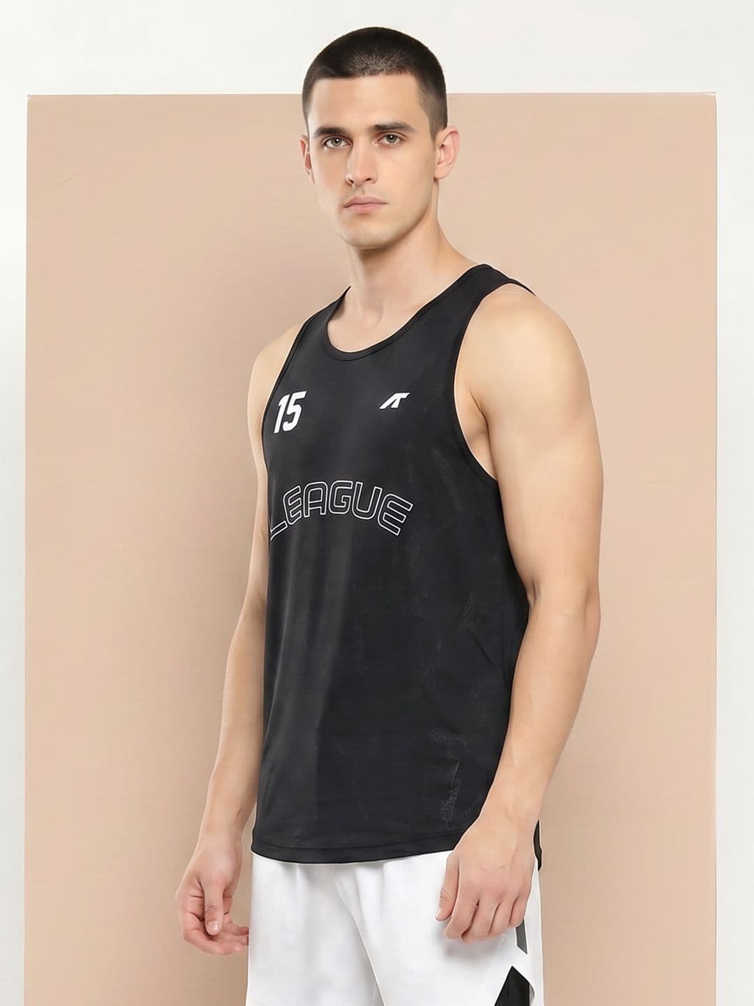 Alcis AIcis DryTech Printed Sleeveless T-shirt - view 1