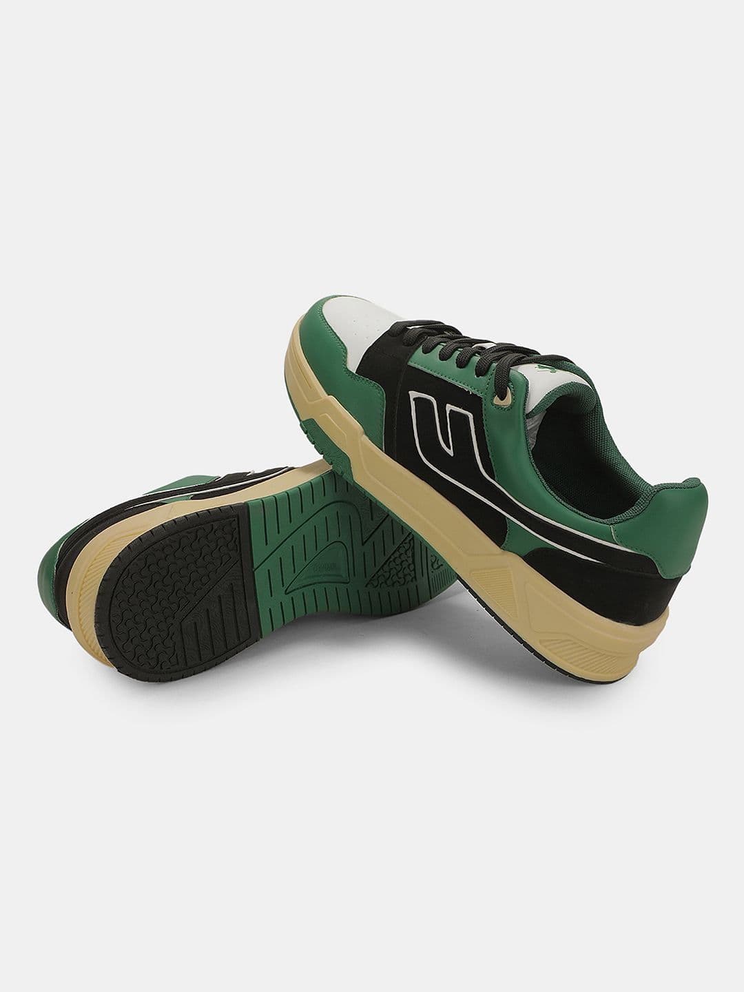 Cantabil Men Colourblocked PU Sneakers thumbnail 5