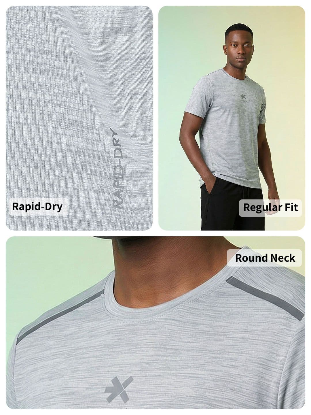 HRX by Hrithik Roshan Rapid Dry Running T-shirt thumbnail 9