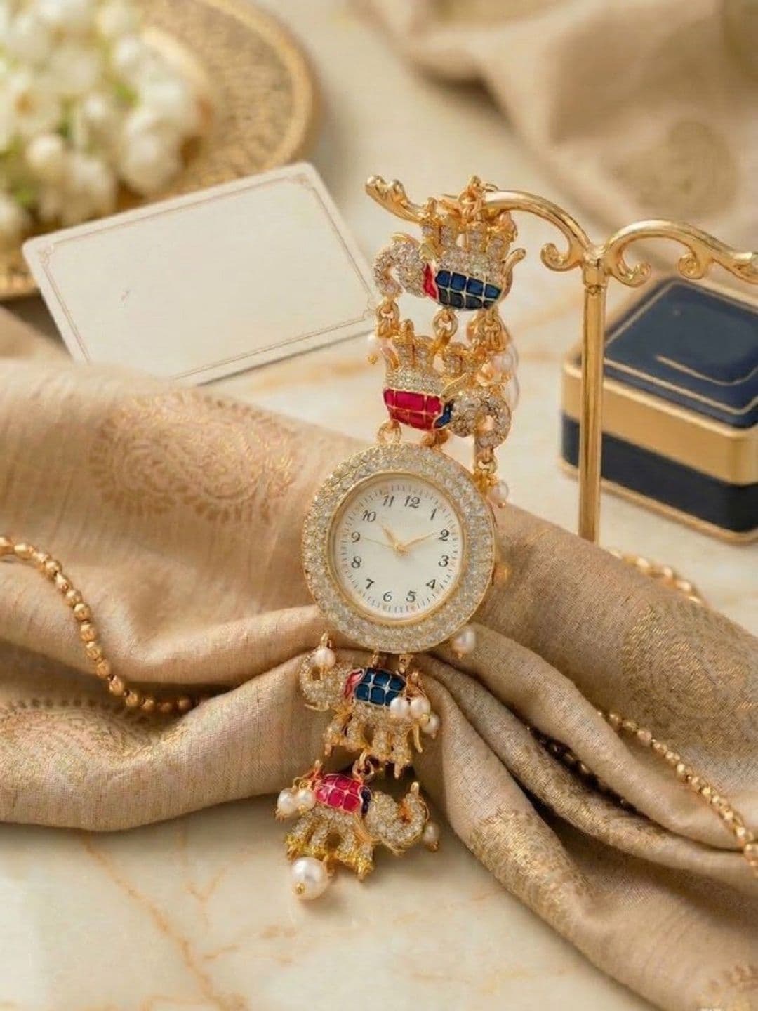 SZN Women Dial & Bracelet Style Straps Analogue Watch haathi watchW1 thumbnail 3