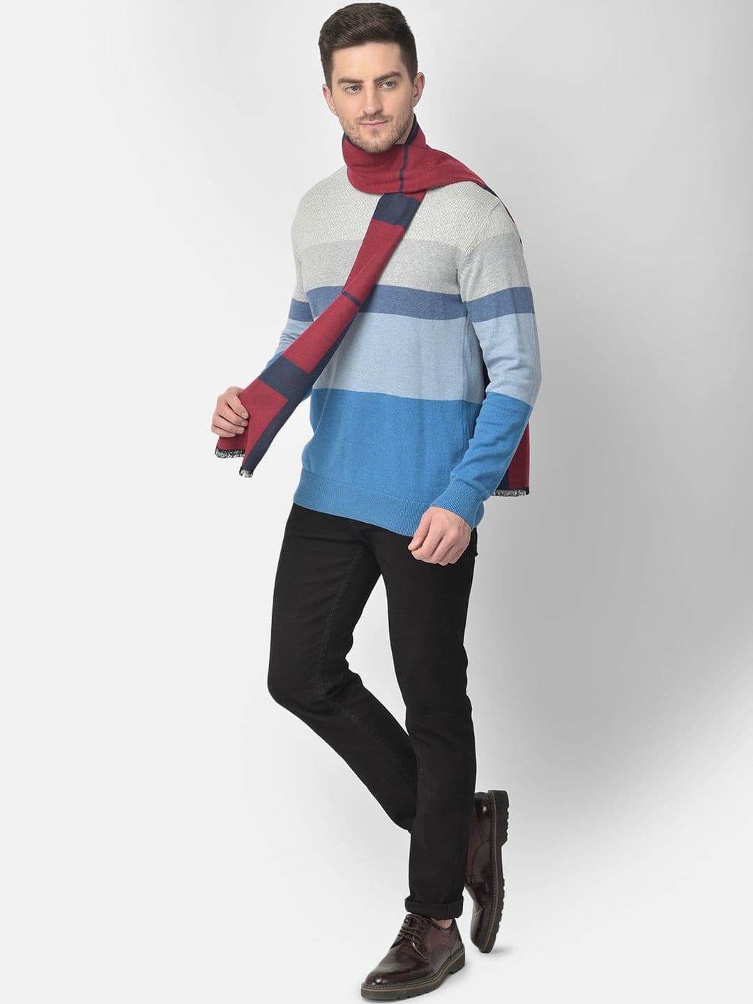 Cazzano Men Checked Scarf thumbnail 3
