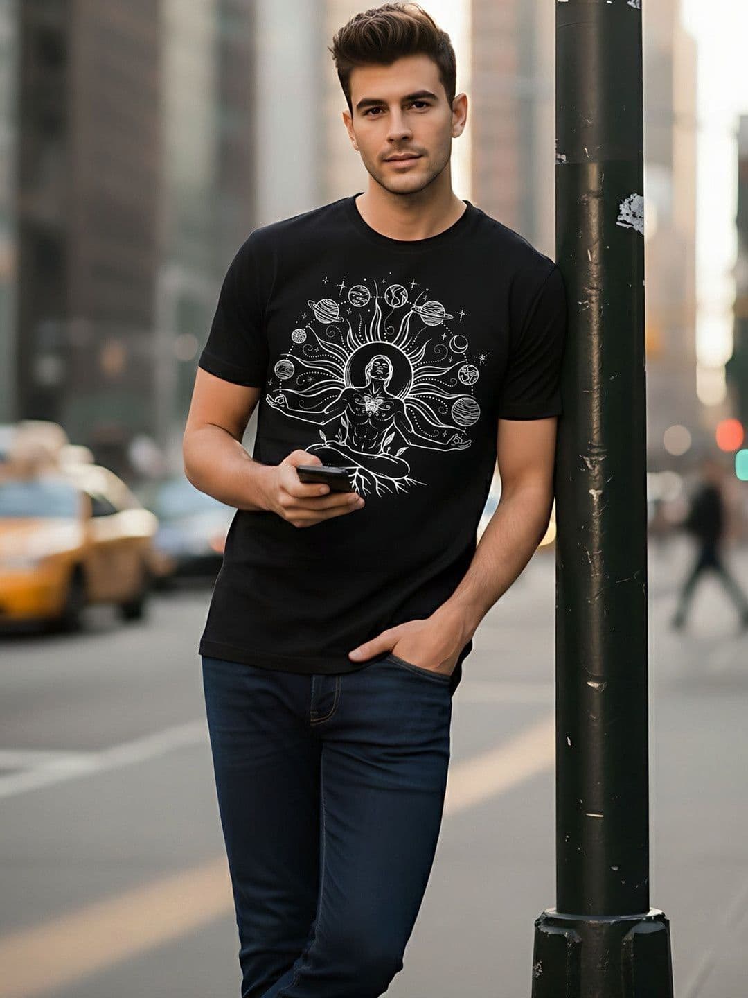 SYMBLANCE Men Printed T-shirt thumbnail 4