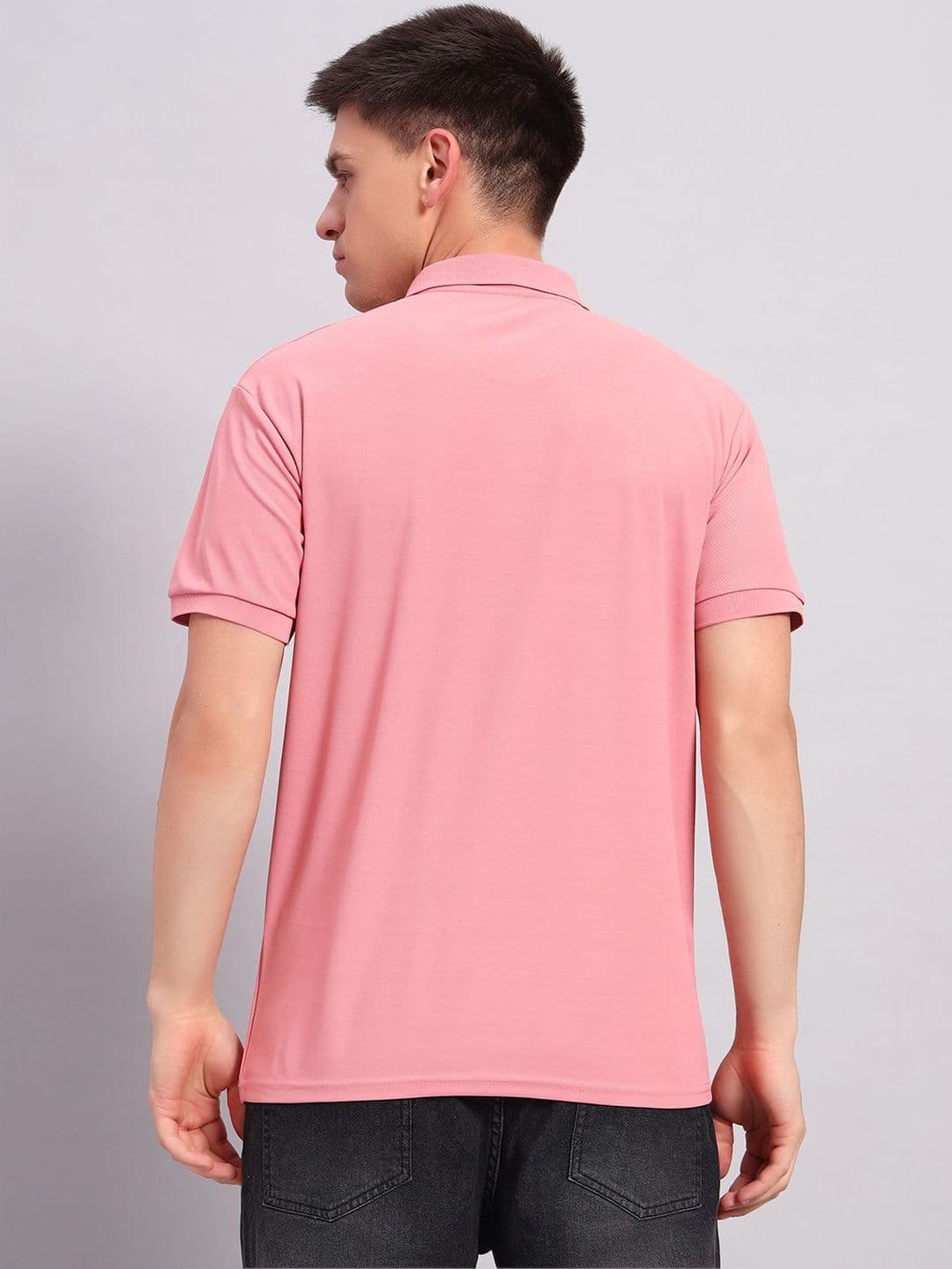 Resilience Pink Polo Collar Regular Fit T-shirt thumbnail 5