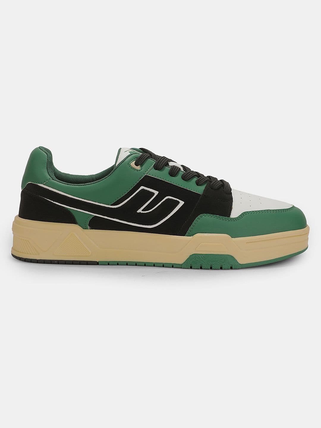 Cantabil Men Colourblocked PU Sneakers thumbnail 6
