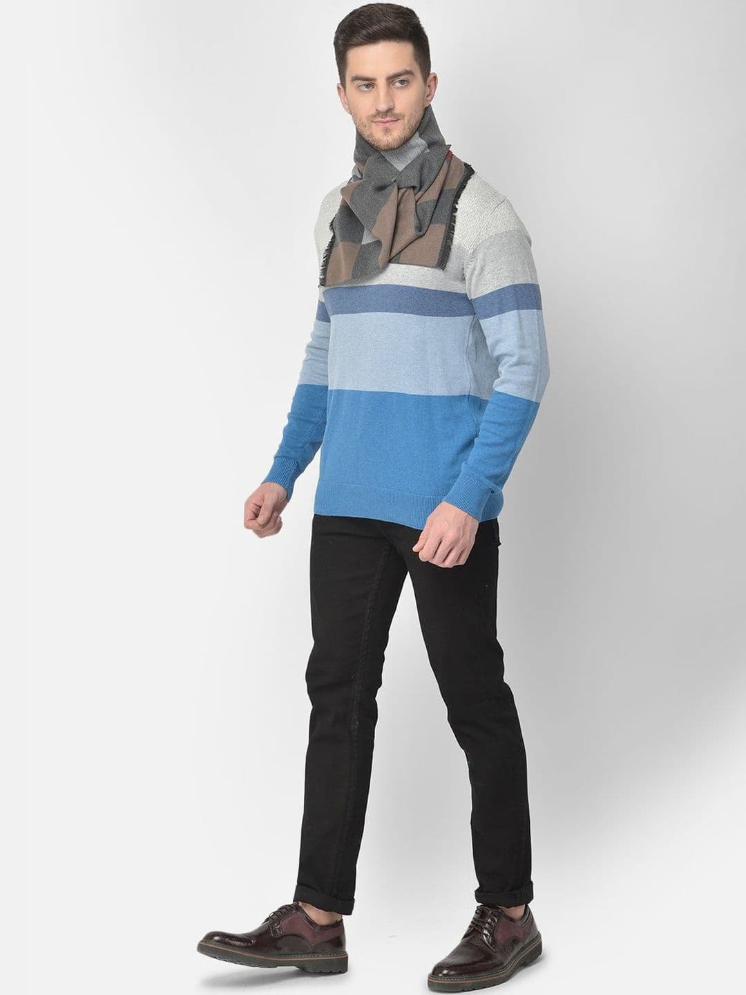 Cazzano Men Checked Scarf thumbnail 3