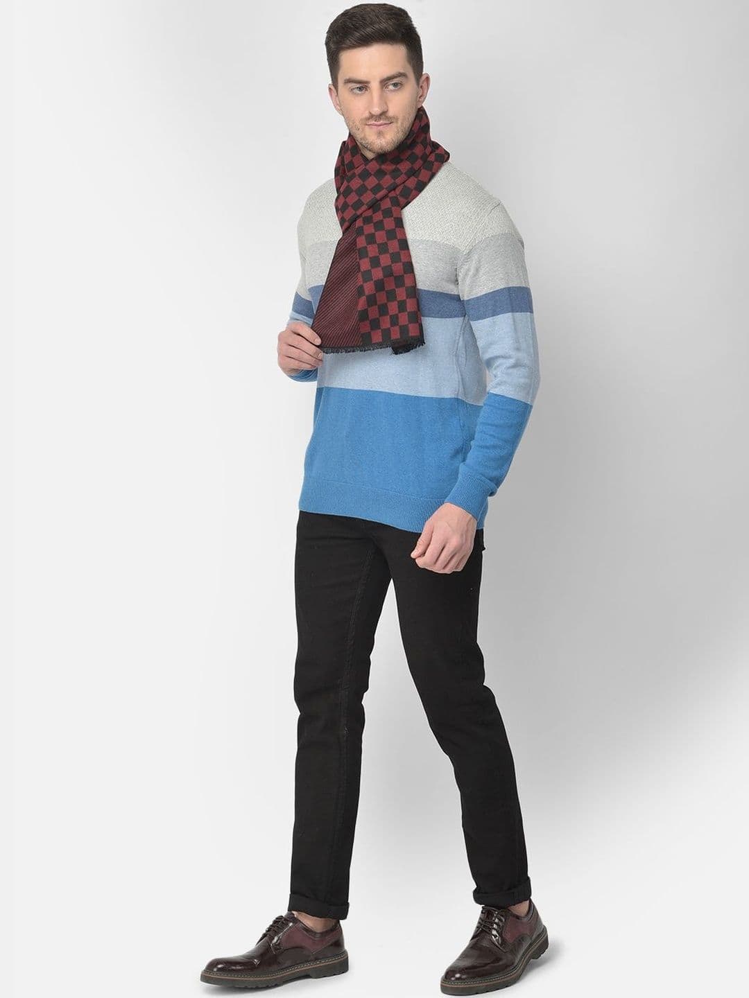 Cazzano Men Checked Scarf thumbnail 3