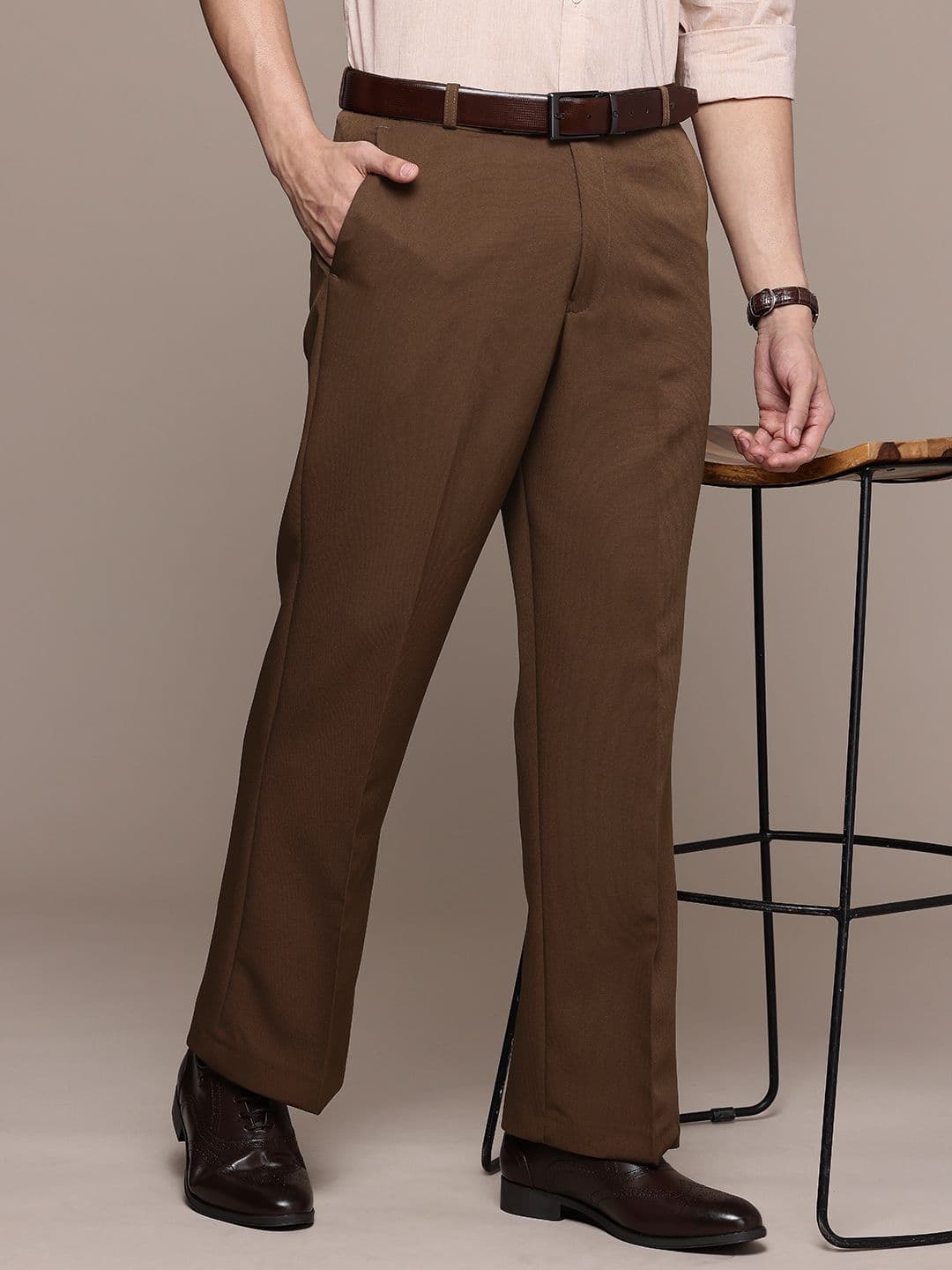 DIVISIVE Men Bootcut Formal Trouser - view 1