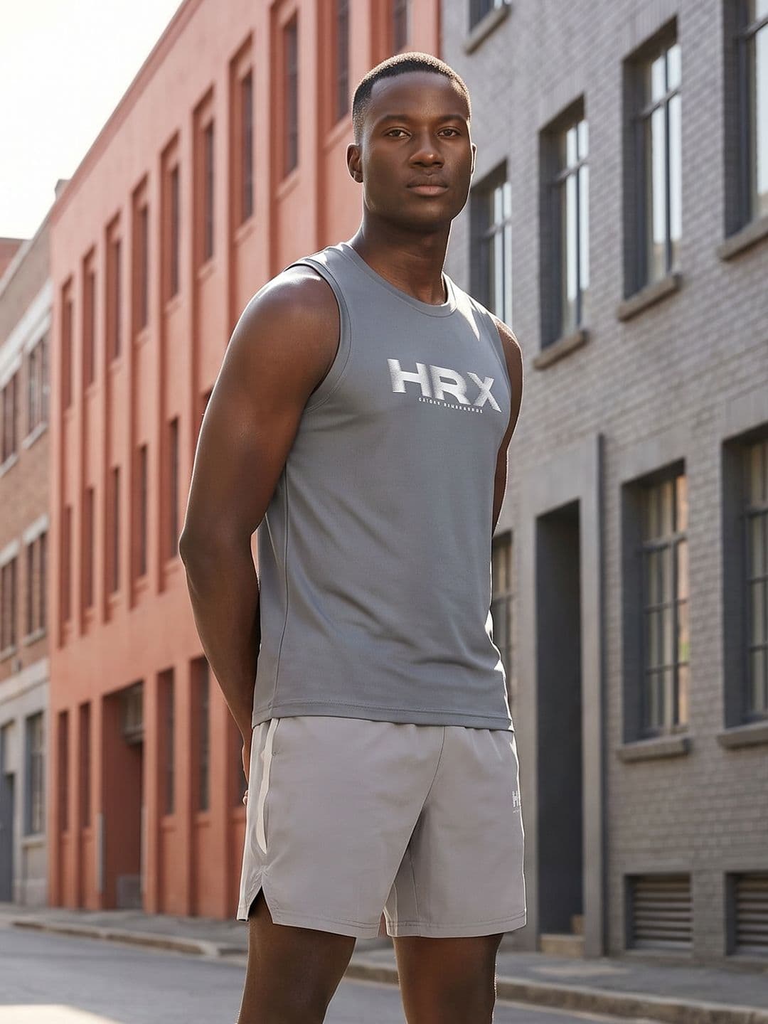 HRX by Hrithik Roshan Brand Logo Printed Rapid Dry Training T-shirt - view 1