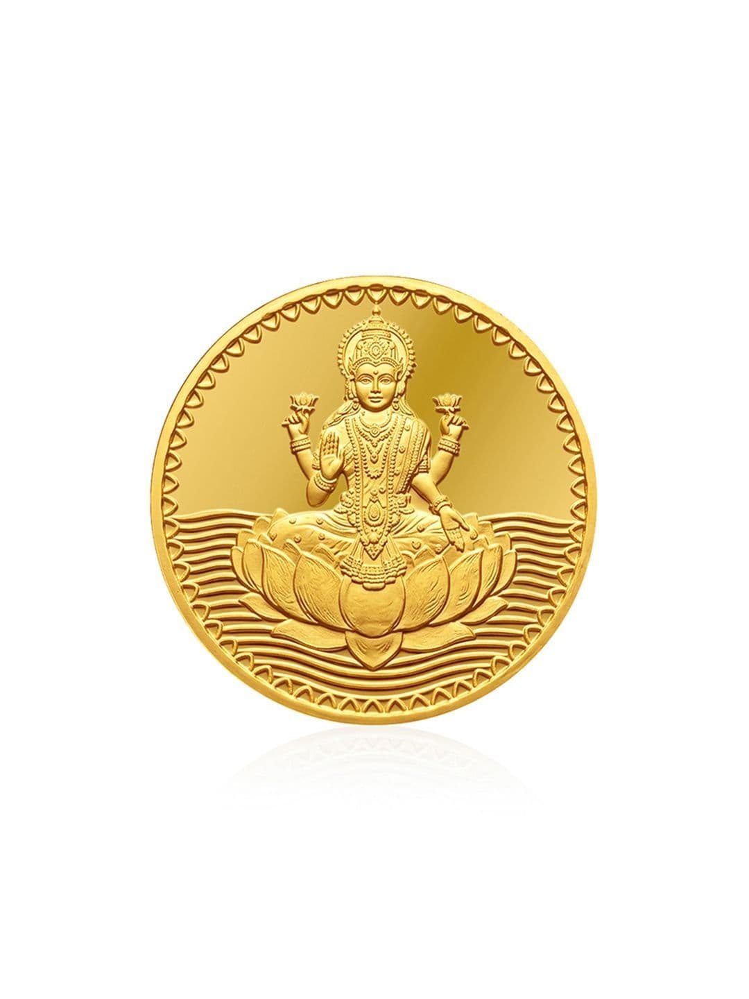 PMJ Jewels Goddess Lakshmi 22KT (916) Gold Coin - 1 g - view 1