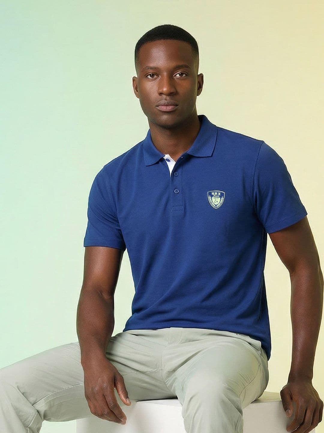 HRX by Hrithik Roshan Polo Collar T-shirt thumbnail 5