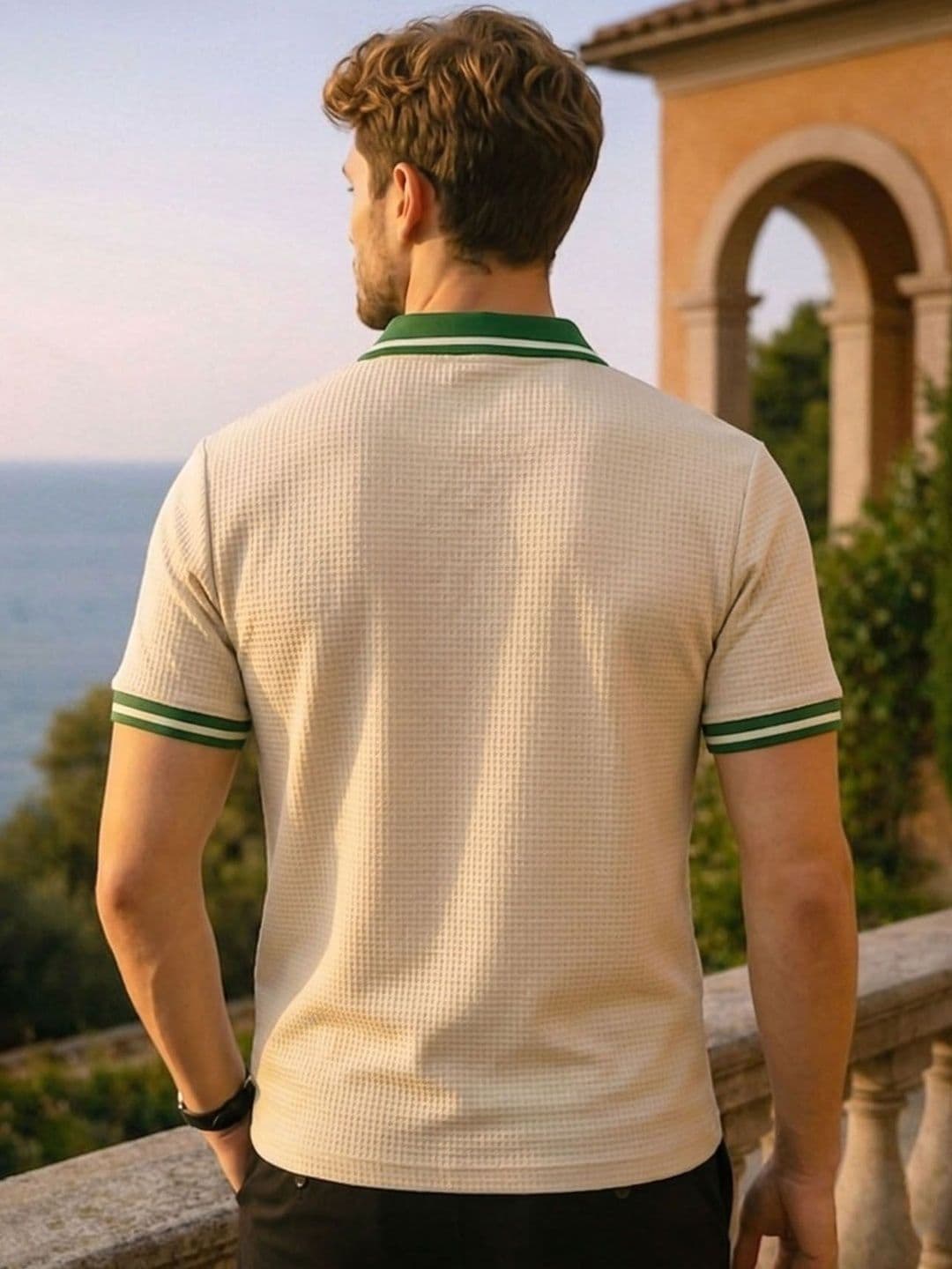 AUSK Men Polo Collar T-shirt thumbnail 4
