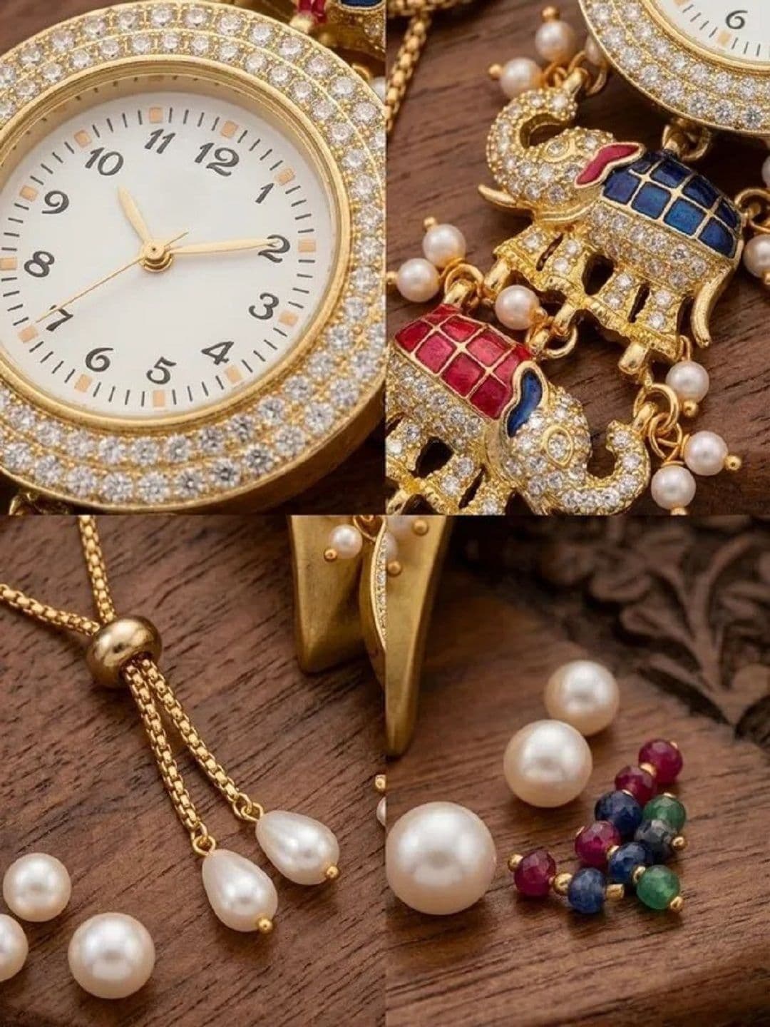 SZN Women Dial & Bracelet Style Straps Analogue Watch haathi watchW1 thumbnail 7